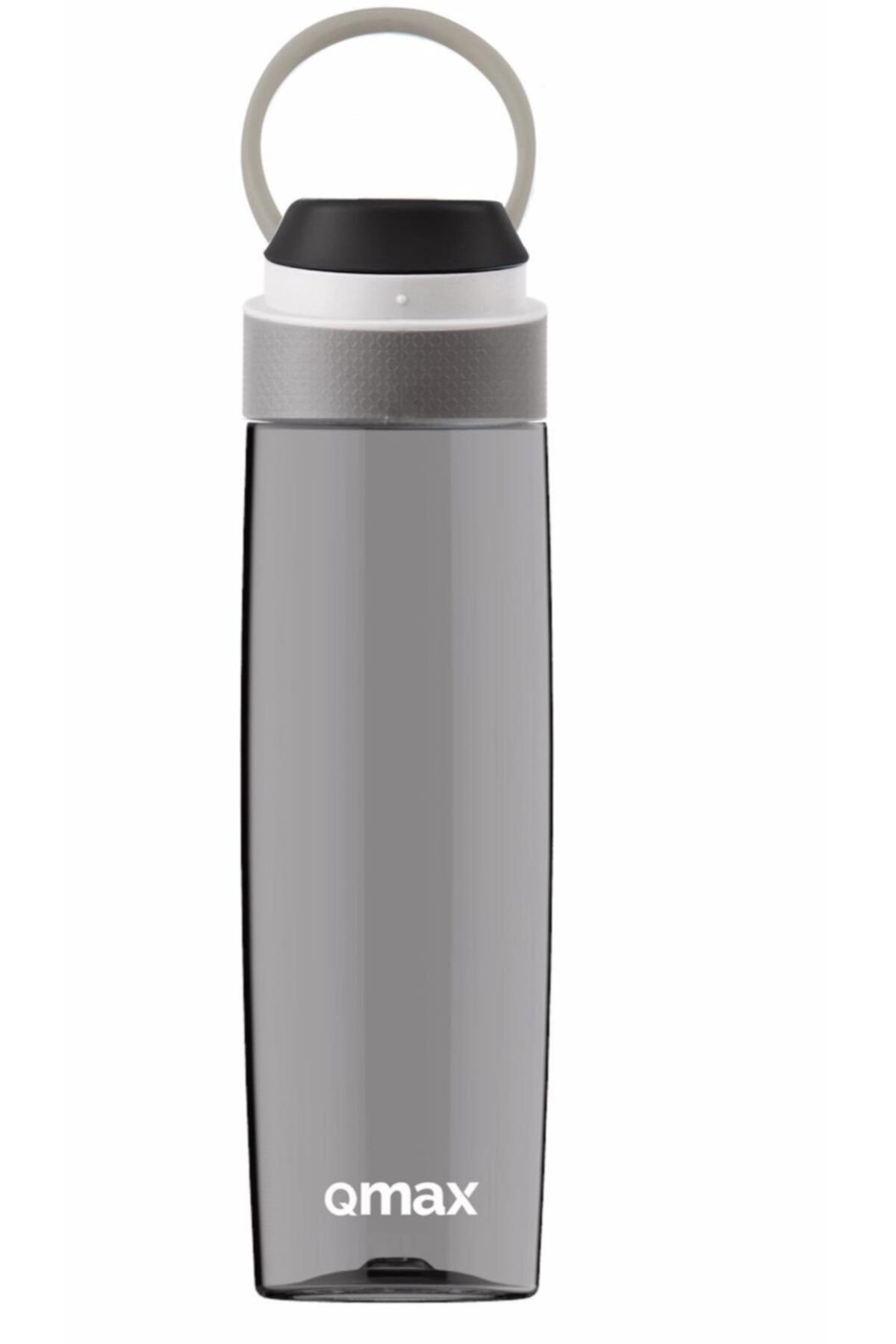Qmax Tritan Sağlıklı Matara Suluk Koku Yapmaz Bpa Içermez Pipetli Spor Matara Gri 750 Ml
