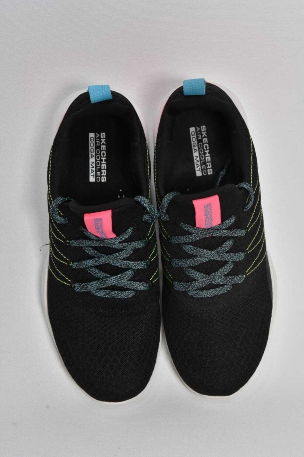 SKECHERS Kadın Siyah Pembe Spor Ayakkabı