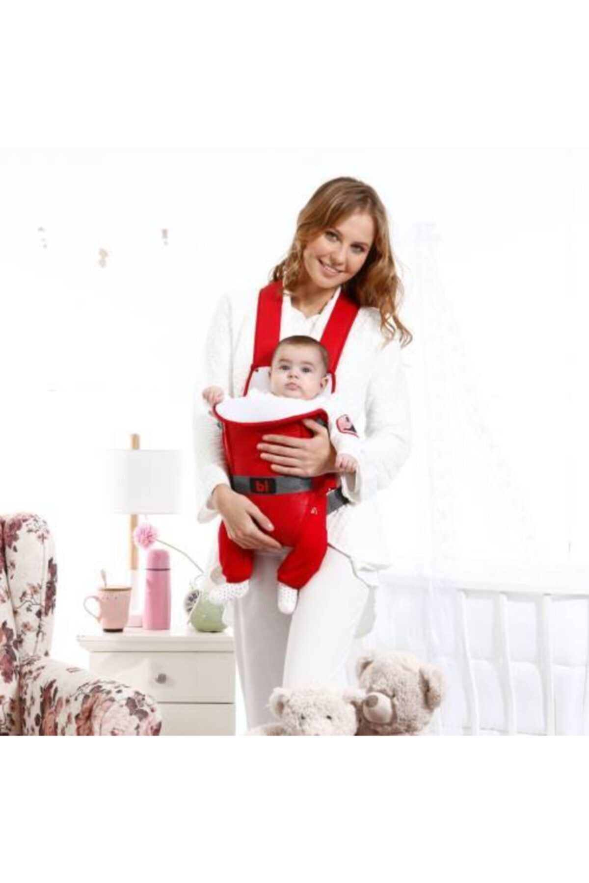 Bibaby Ortopedik Kanguru-fuşya