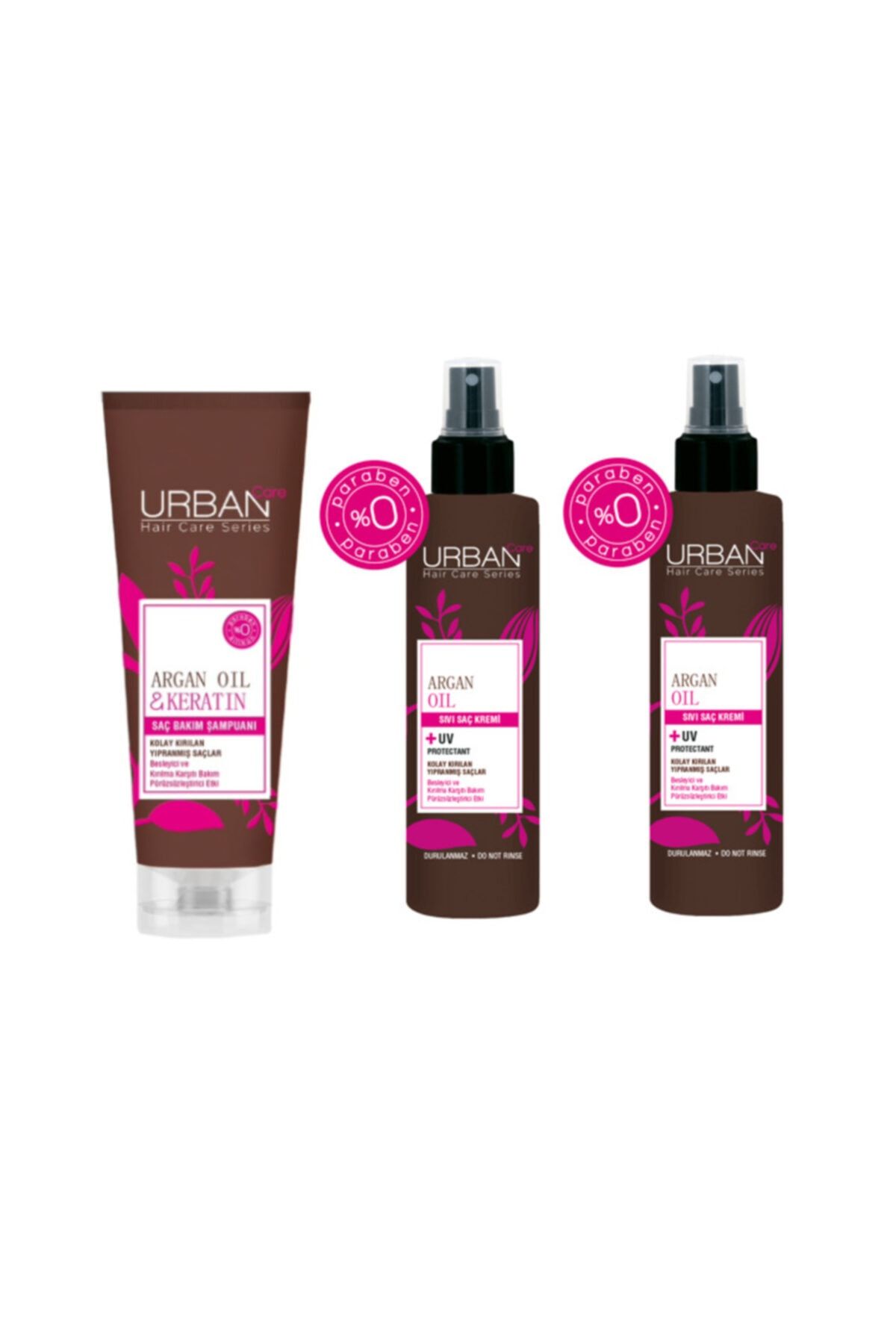 urban care argan oil keratin 3 lu sac bakim seti sampuan ve 2 adet sivi sac kremi fiyati yorumlari trendyol