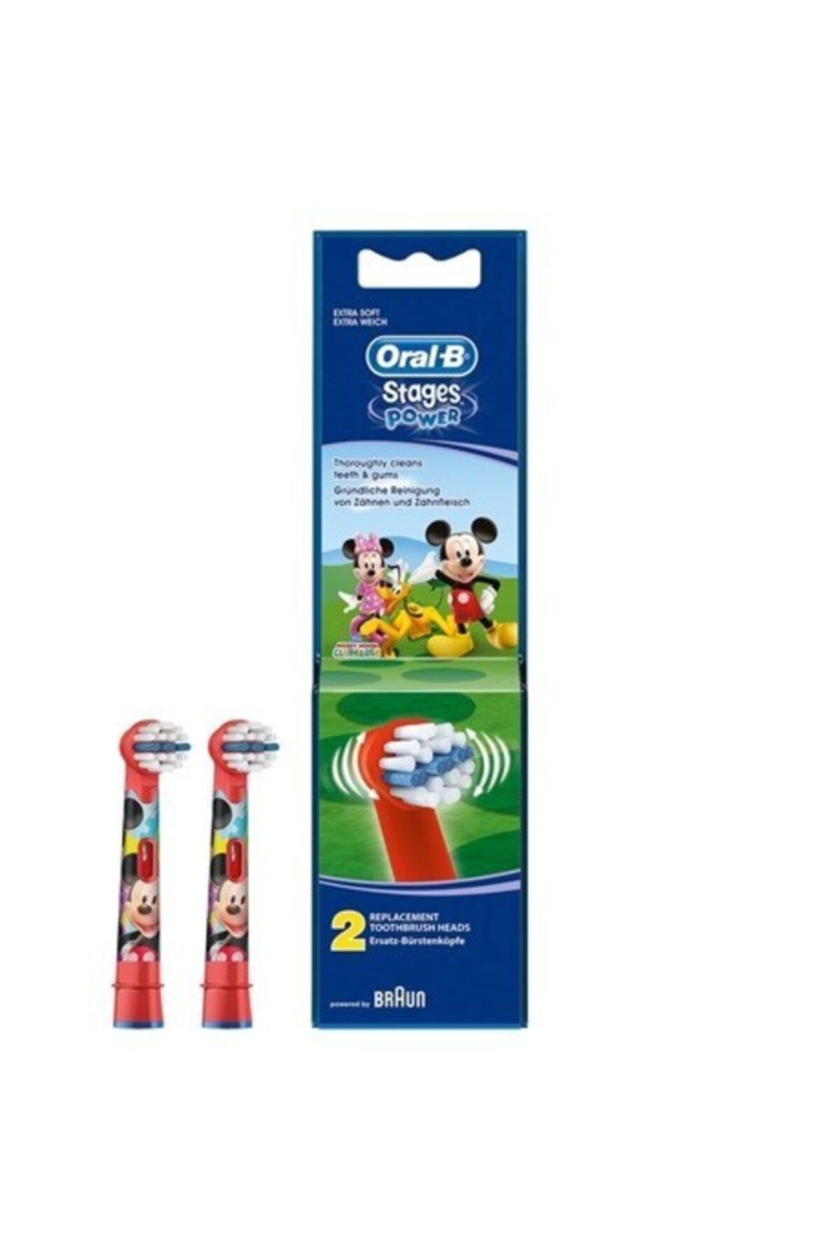OralB Mickey Mouse Edition Stages Power Extra Soft Ekstra Yumuşak 2li