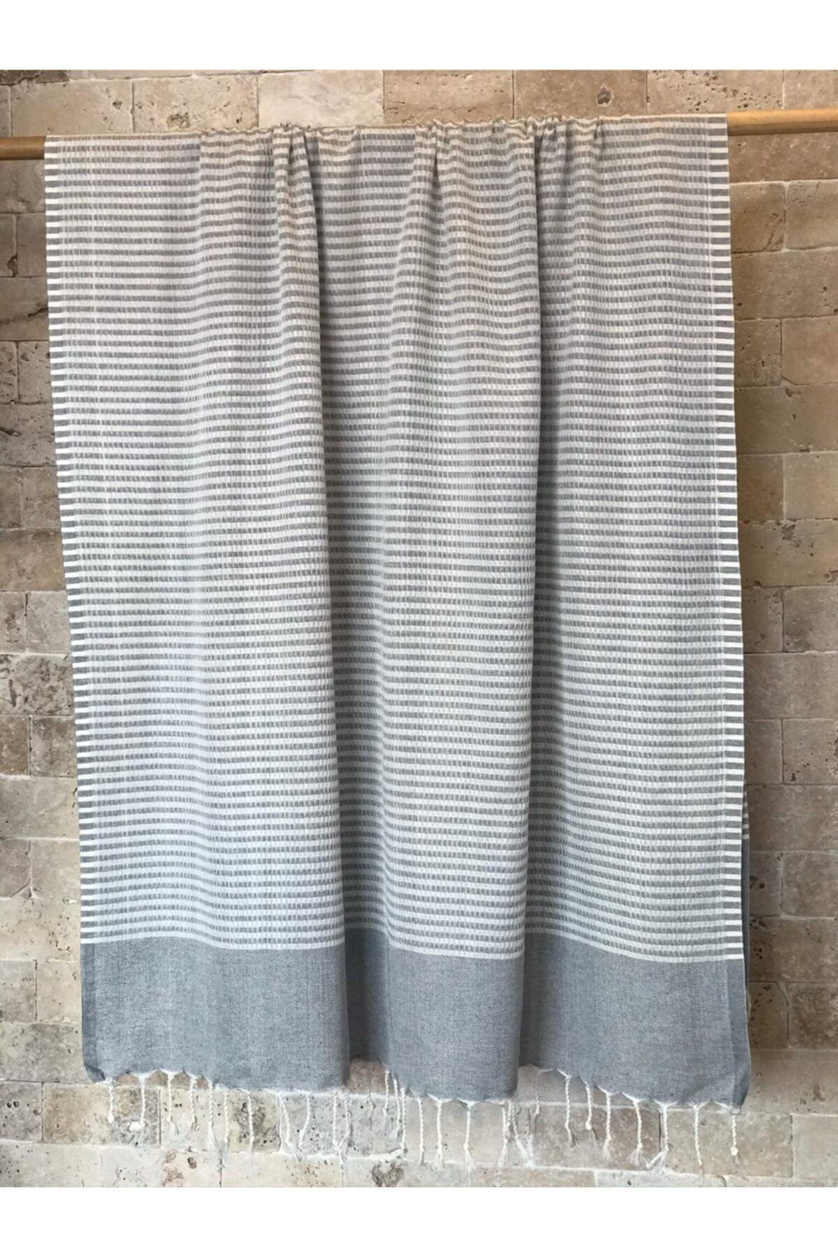 Buldanevi Hermes Bambu Peştamal Hermes6gri