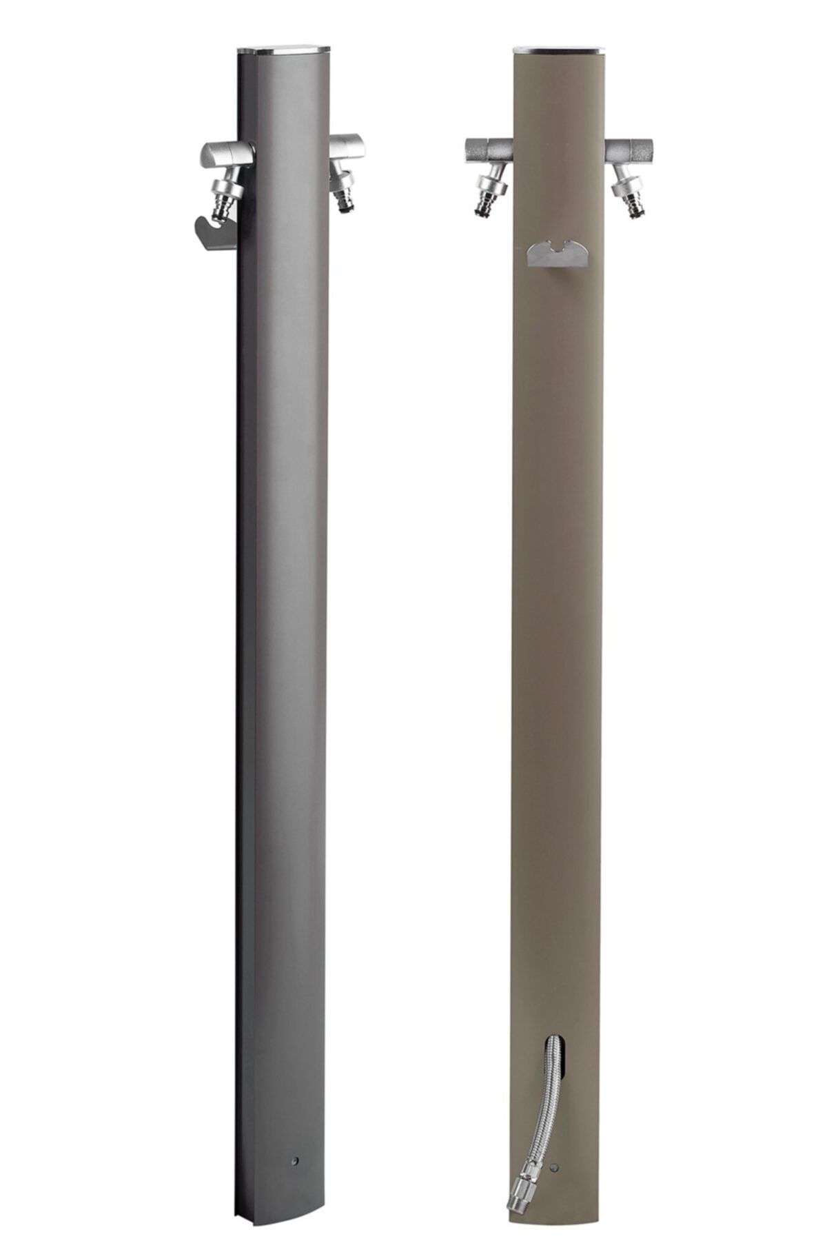 Colortap Açık Gri Oval Bahçe Çeşmesi