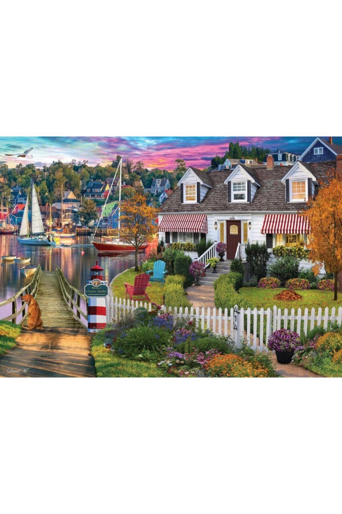 Ks Games 2000 Parça Charles Harbour Puzzle