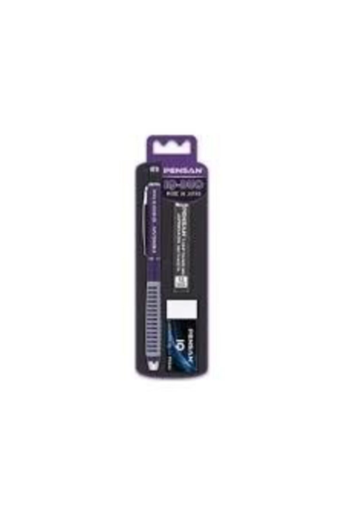 Pensan Iq- Duo Versatil (uçlu Kalem) Kalem Mor 0.5 Uçlu Silgi Uç Set