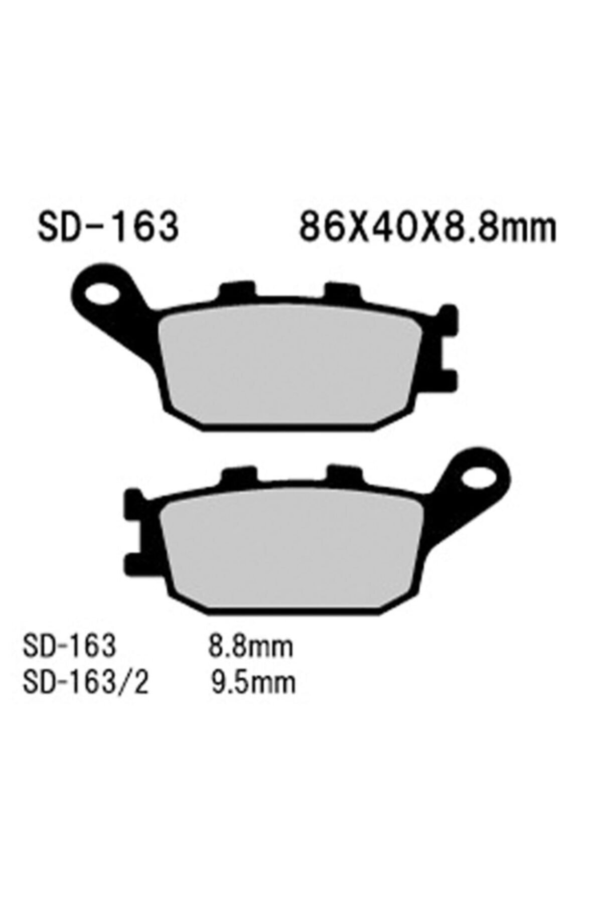 Vesrah Honda Cbf 600 S Abs Seramik Arka Fren Balatası (2008-2009)