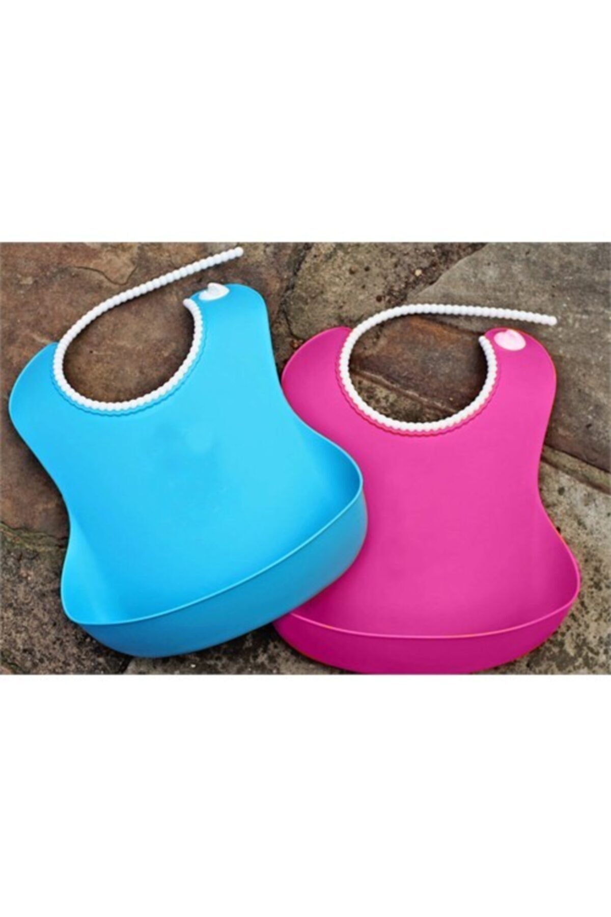 Marka Pelikan Silikon Mama Önlüğü / Pembe