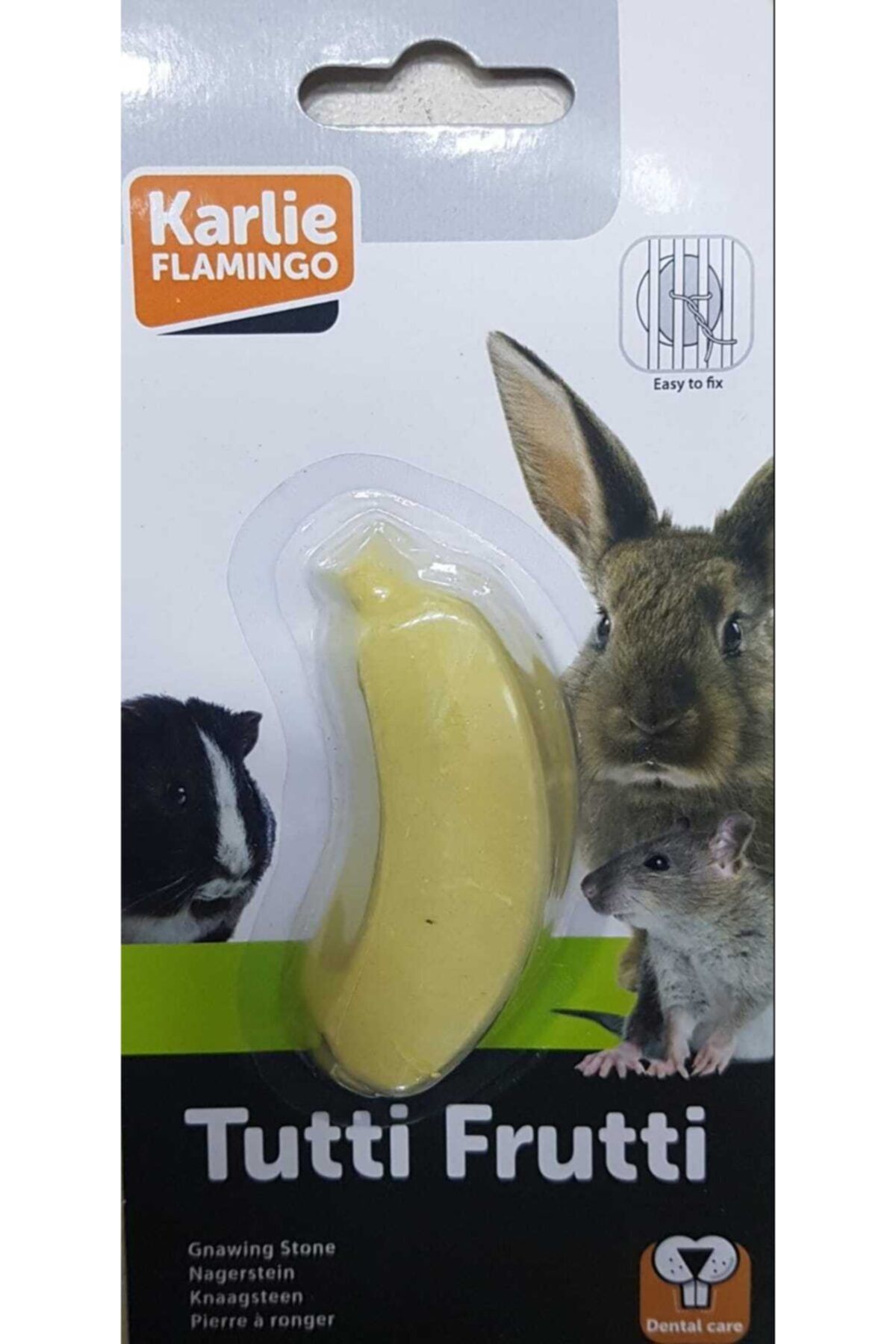 Karlie Flamingo Hamster Tavşan Kemirme Taşı Muz 25 Gr