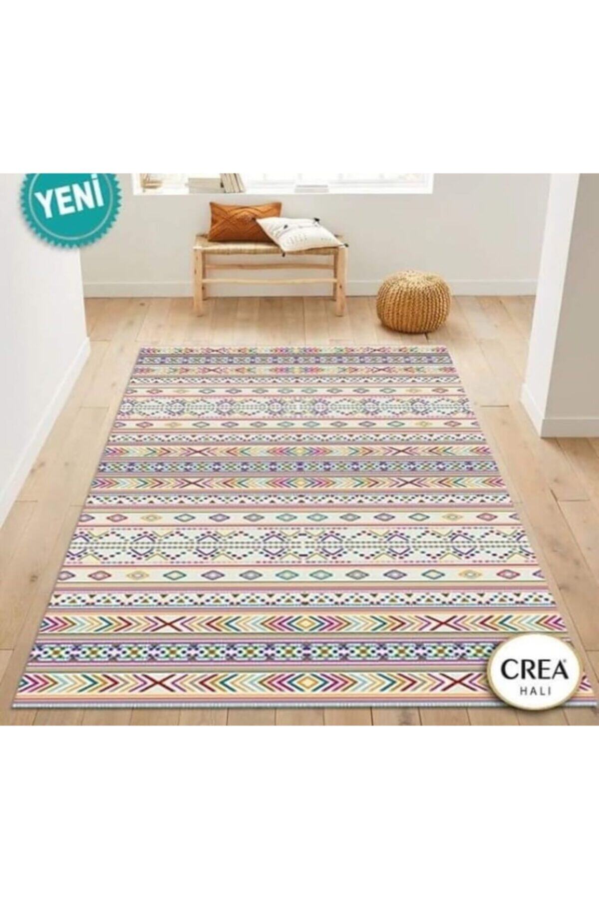 Crea Halı Crea Yolluk Halı 80x300 Cotton Kilim 1008mt Multi