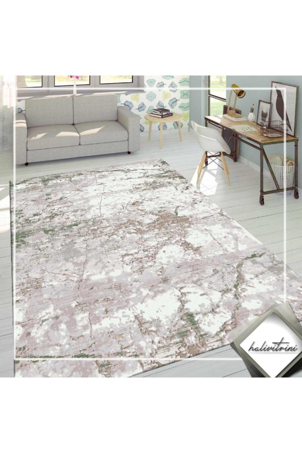Crea Halı Crea Yolluk Halı 100x200 Taç 7064 Yeşil