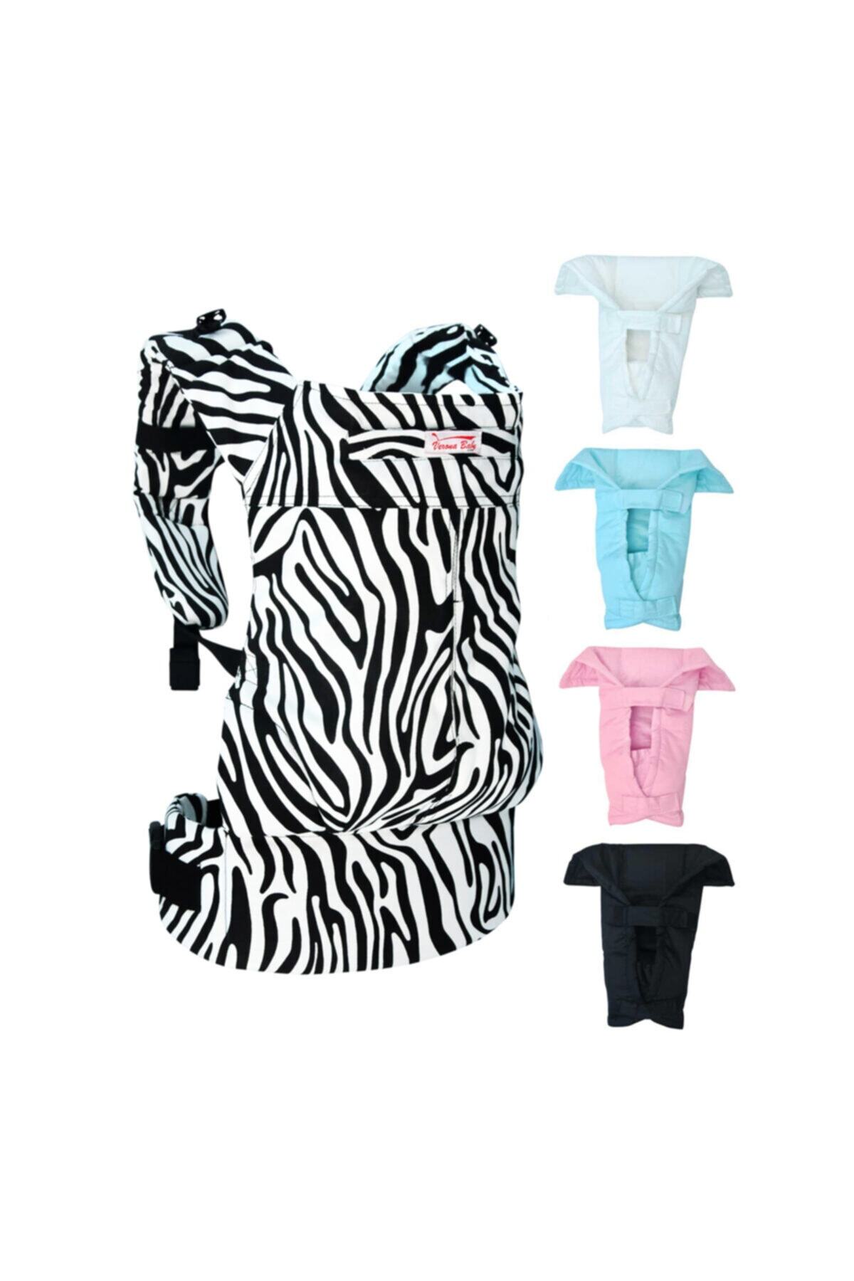 VeronaBaby Bonny Model Ergonomik Kanguru - Zebra Yenidoğan 0-4yaş
