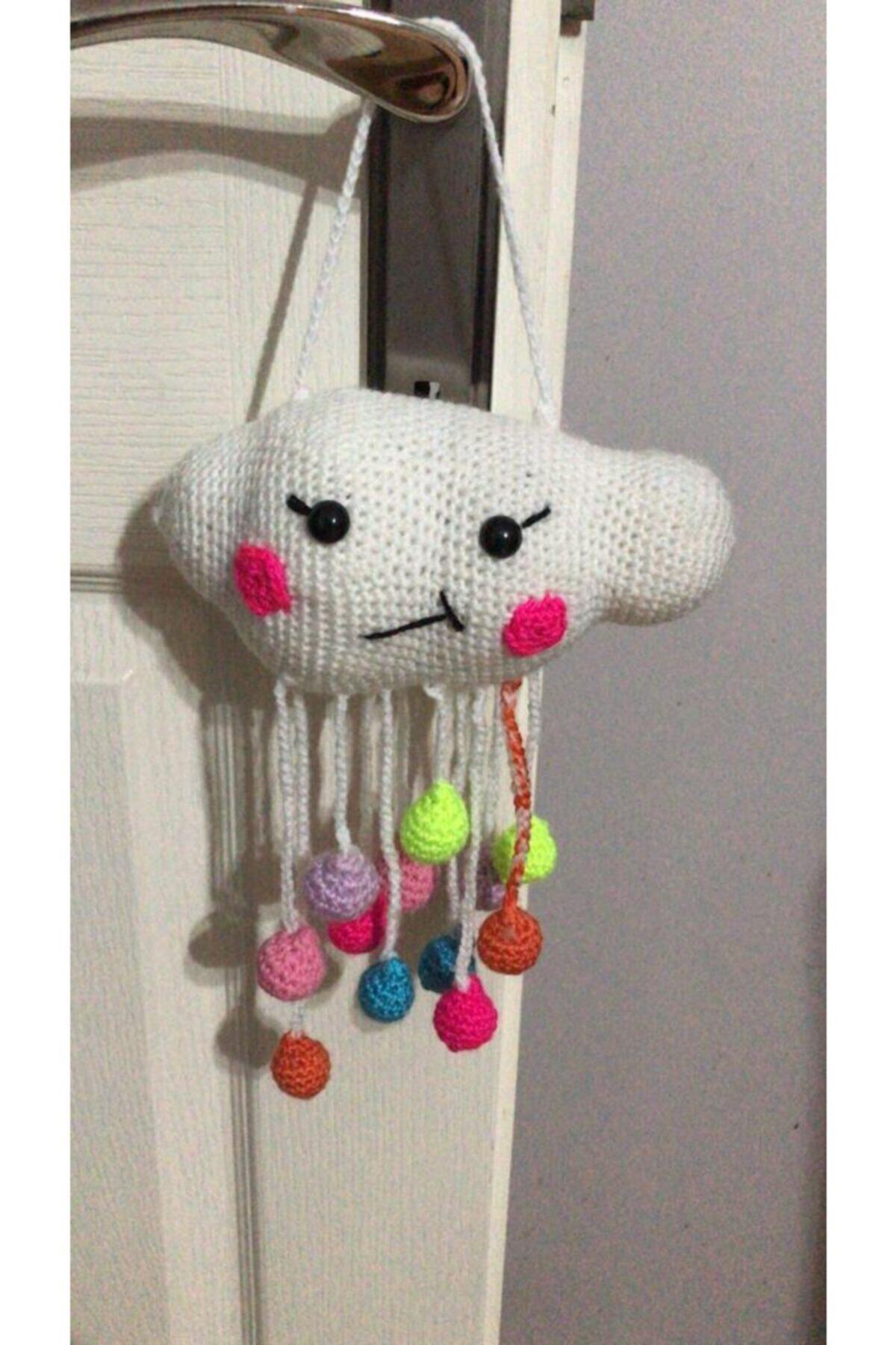 AycaninOrguleri Amigurumi Bulut Kapı Süsü