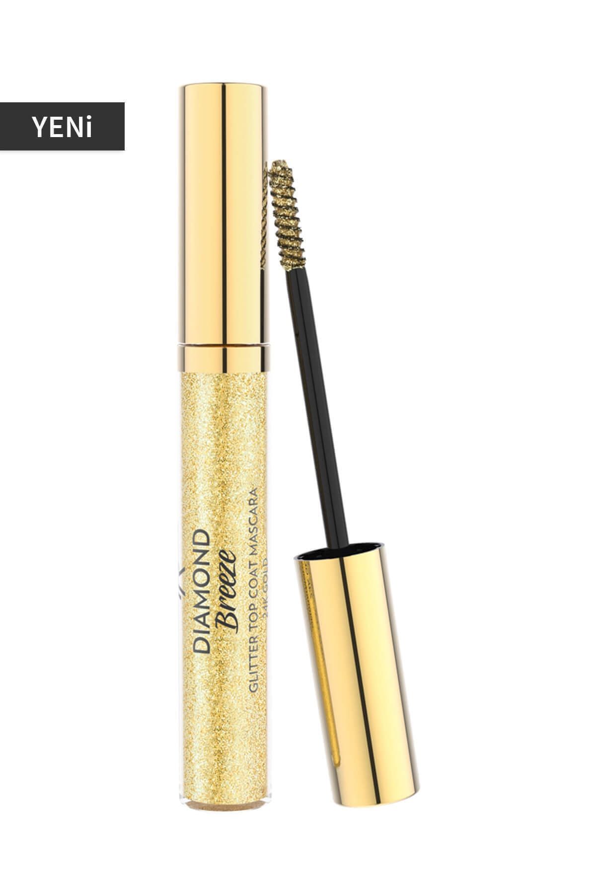 golden rose isilti veren altin rengi maskara diamond breeze topcoat mascara 24k gold 8691190965679 fiyati yorumlari trendyol