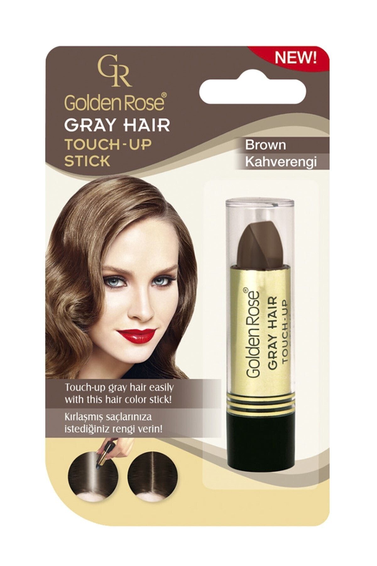 golden rose sac beyazlarini kapatan stick kahverengi grey hair touch up stick 8691190067588 fiyati yorumlari trendyol