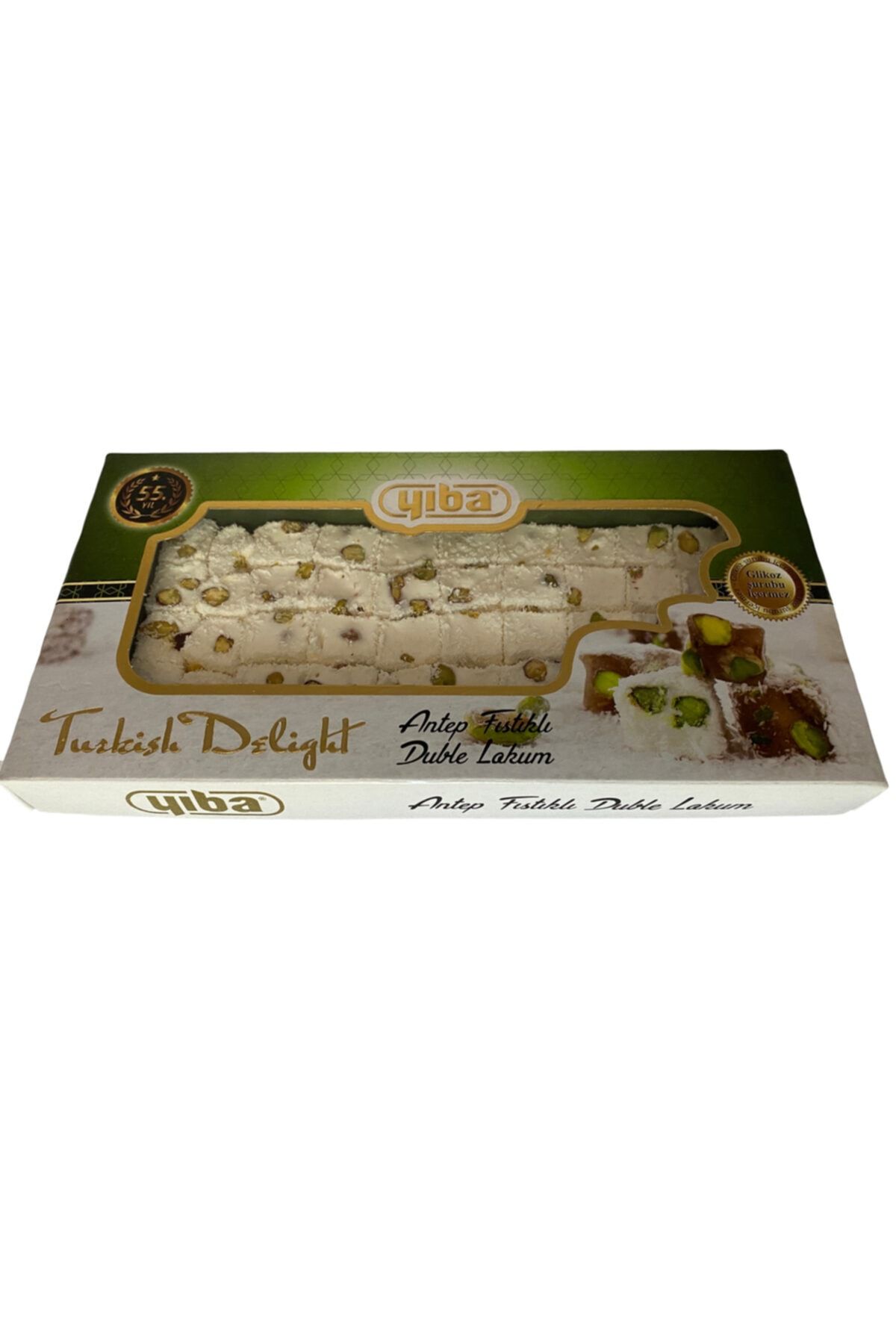 YIBA Antep Fıstıklı Çifte Kavrulmuş Lokum (tereyağ Aromalı) 250 Gr