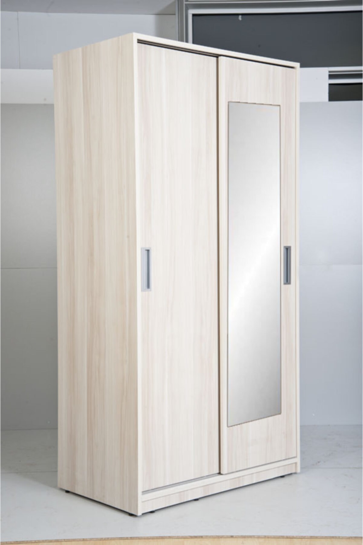 Kenyap Beyaz Iki Kapili Surgulu Aynali Gardirop Fiyati Yorumlari Trendyol