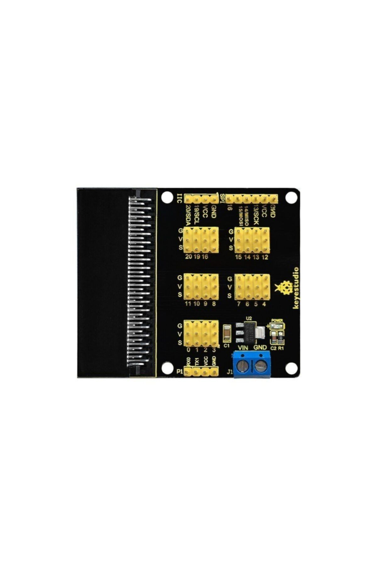 Keyestudio Micro Bit Sensör Breakout Kartı