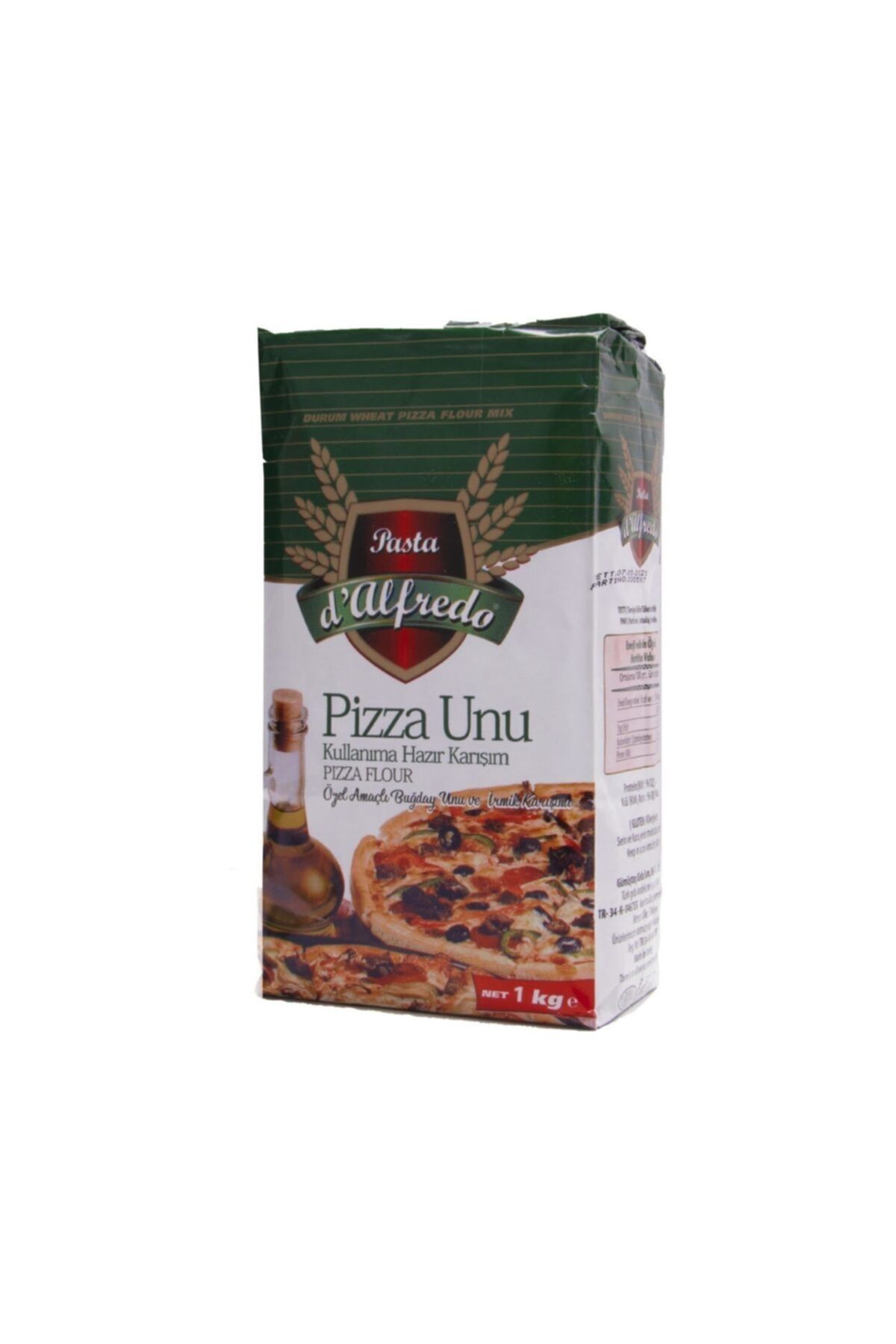 d'ALFREDO Pizza Unu 3'lü Paket Durum Buğday Unu