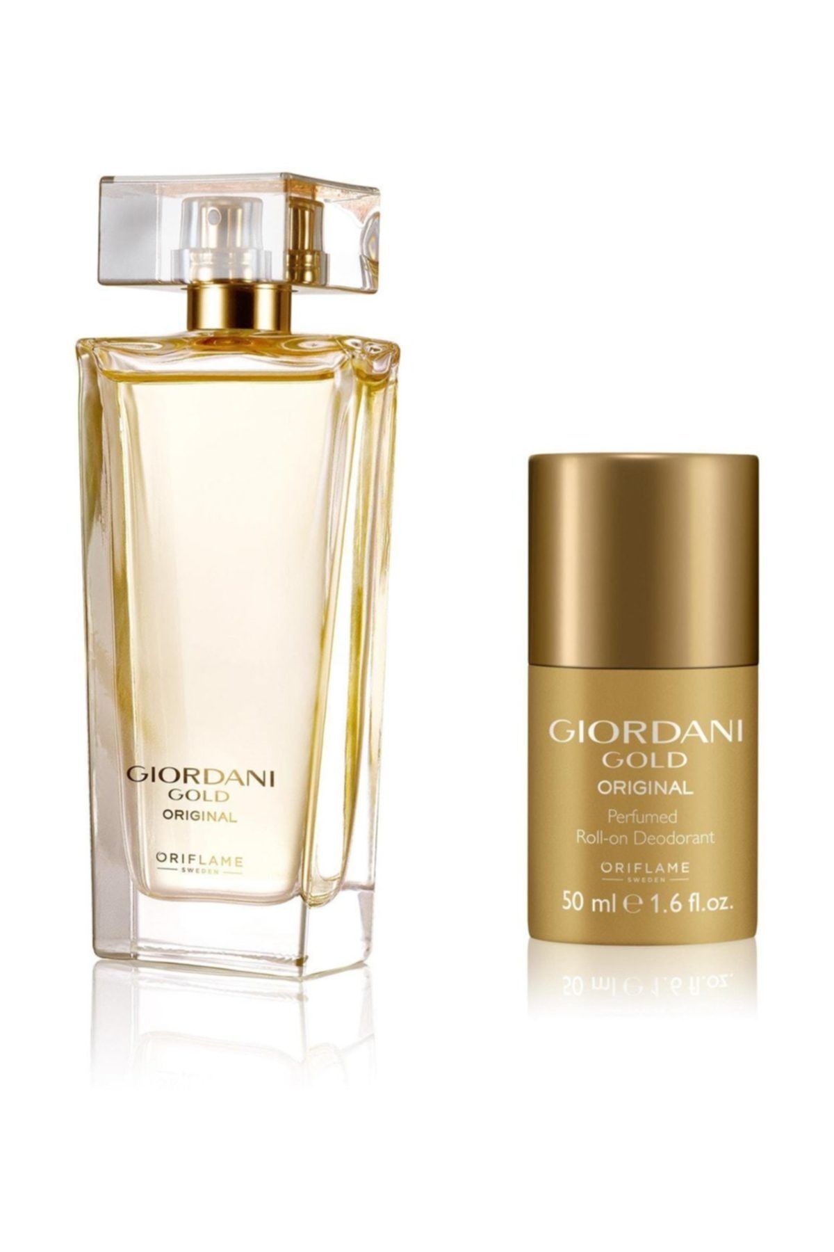 Oriflame Giordani Gold Original Edp 50 ml Kadın Parfümü + Roll-On Deodorant 5262645956153