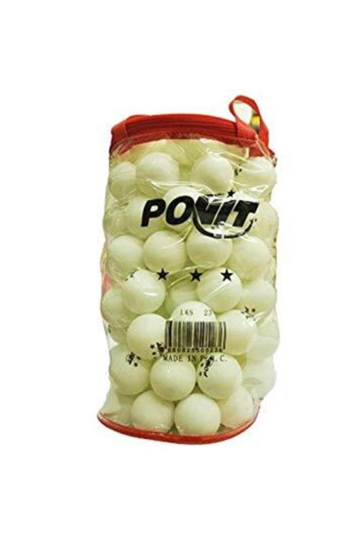 Povit 100'lü Pinpon Topu Beyaz