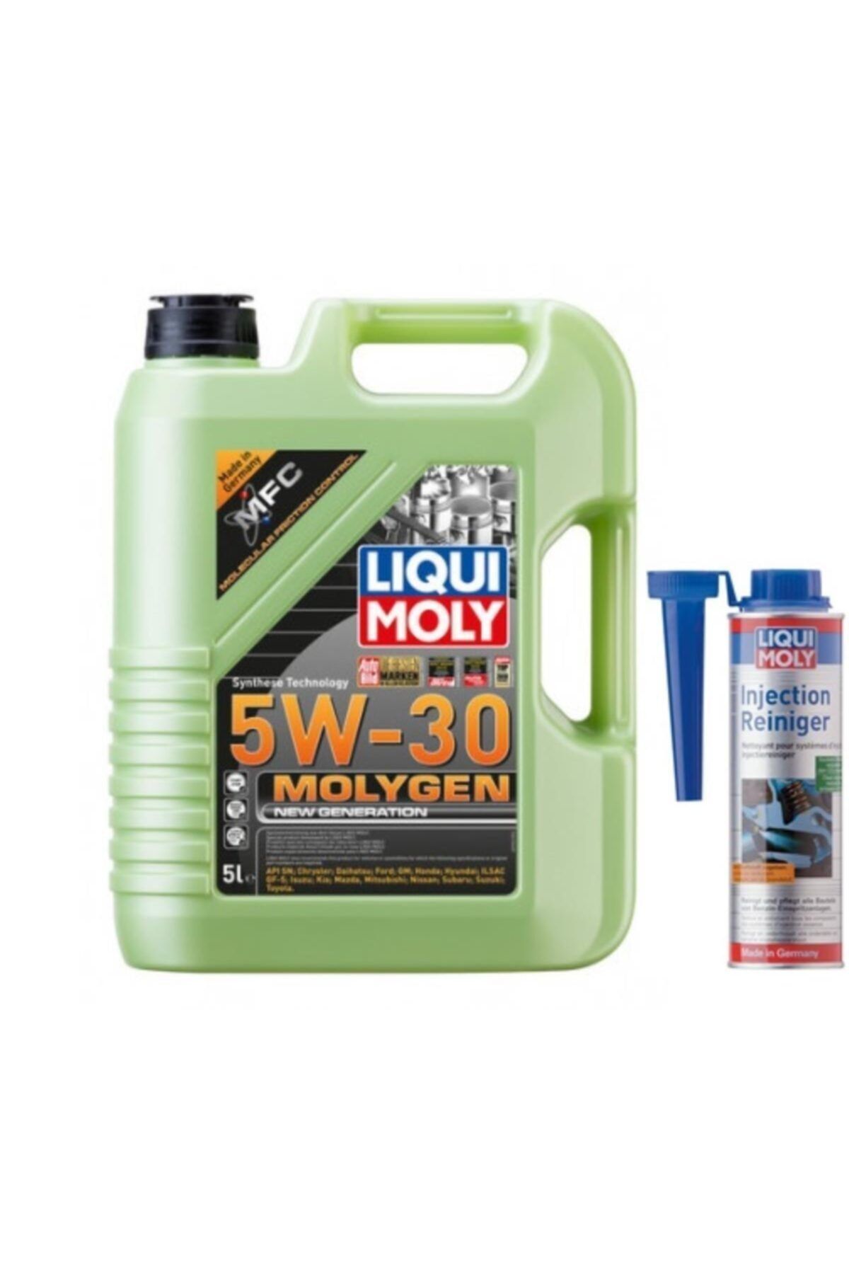 Liqui Moly 5w30 Motor Yağı Molygen New Generation 5 l + Enjektör Temizleyici Benzin Katkısı 300 ml