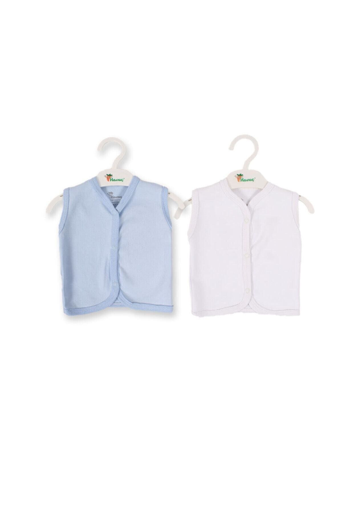 Havuç Ylk0102 Çıtçıtlı Penye Yelek 2 Li