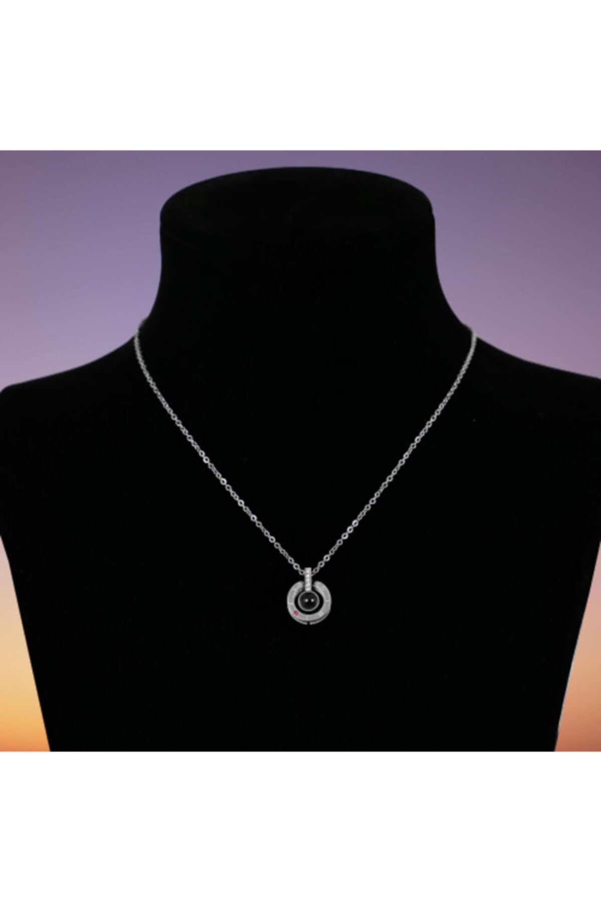 Arus Kadın 100 Dilde Seni Seviyorum Zikron Taşlı Mays Çelik Kolye