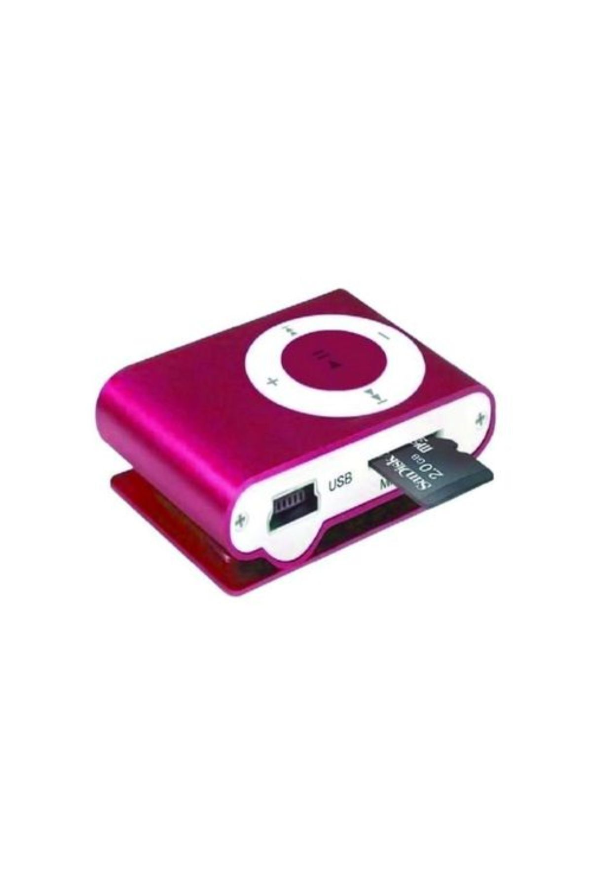 BLUE İNTER Mini Mp3 Çalar Set Sd Kart Kulaklık Şarj Kablo Müzik Seti