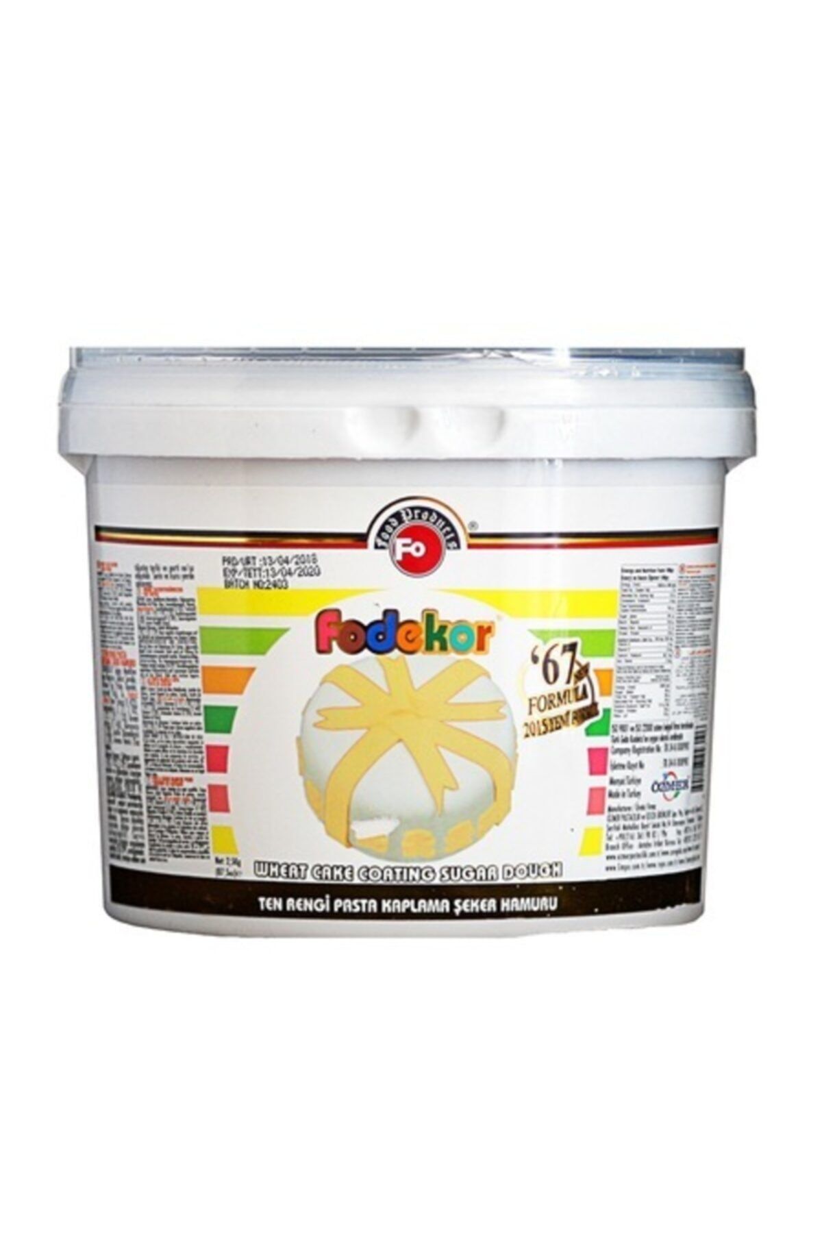 FO Ten Şeker Hamuru 2,5 Kg