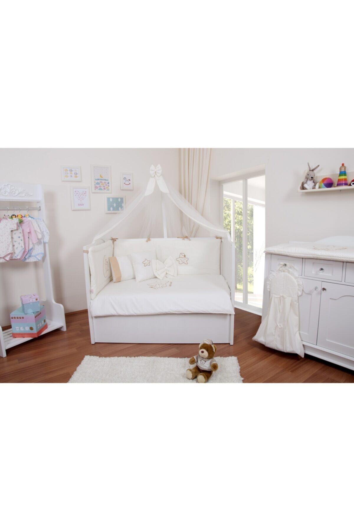 Maya Baby Collection Krem 60x120 cm Little Star Uyku Seti