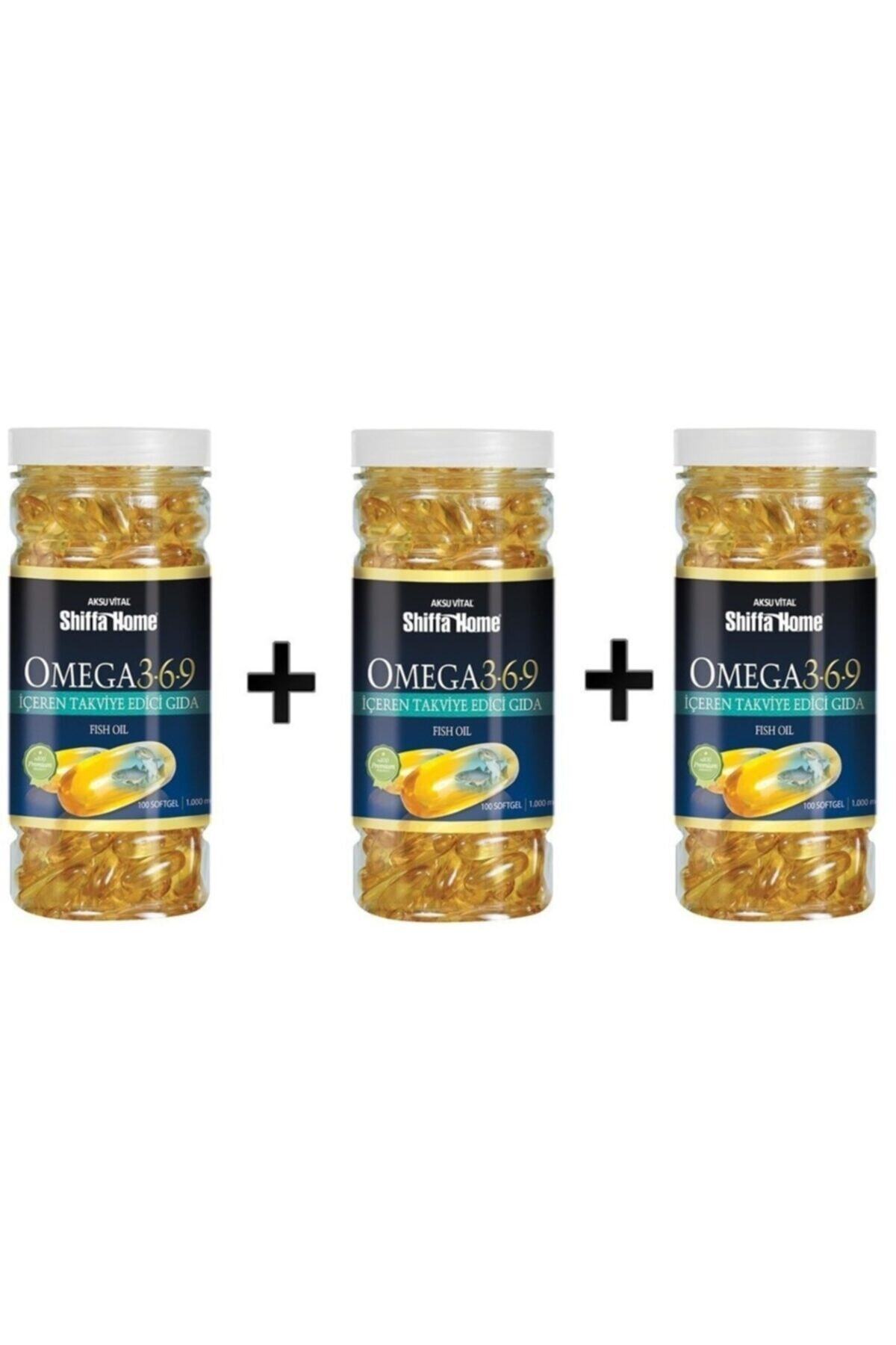 Shiffa Home Omega 3-6-9 Soft Jel 100 X 1000 Mg 3 Adet
