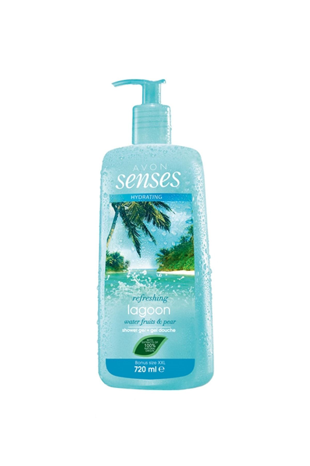 AVON 9736 Senses Refreshing Lagoon Water Fruits & Pear Shower Gel 720 Ml