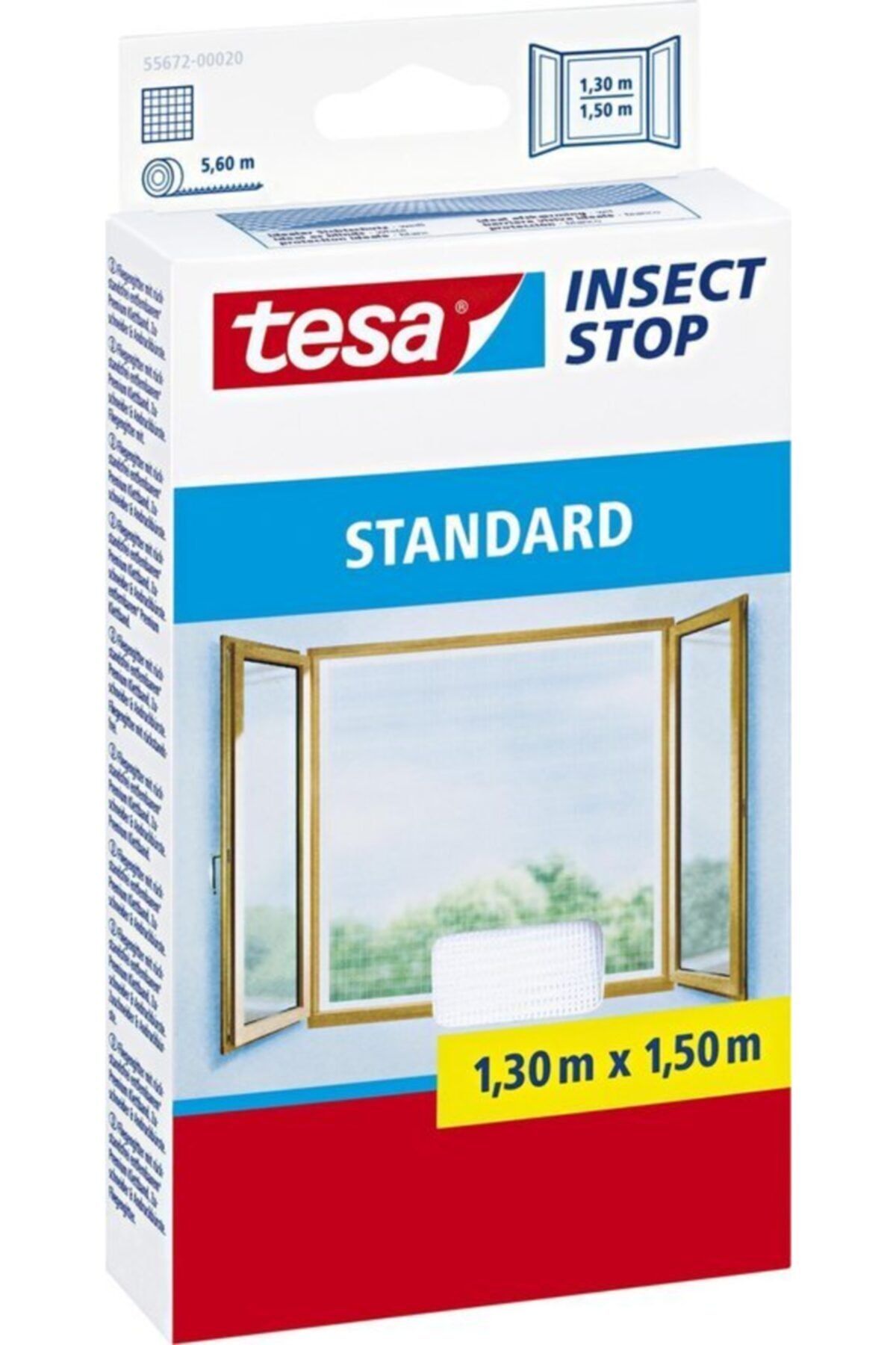 Tesa Pencere Sinekliği 1,3m X 1,5m Beyaz 55672-00020-03