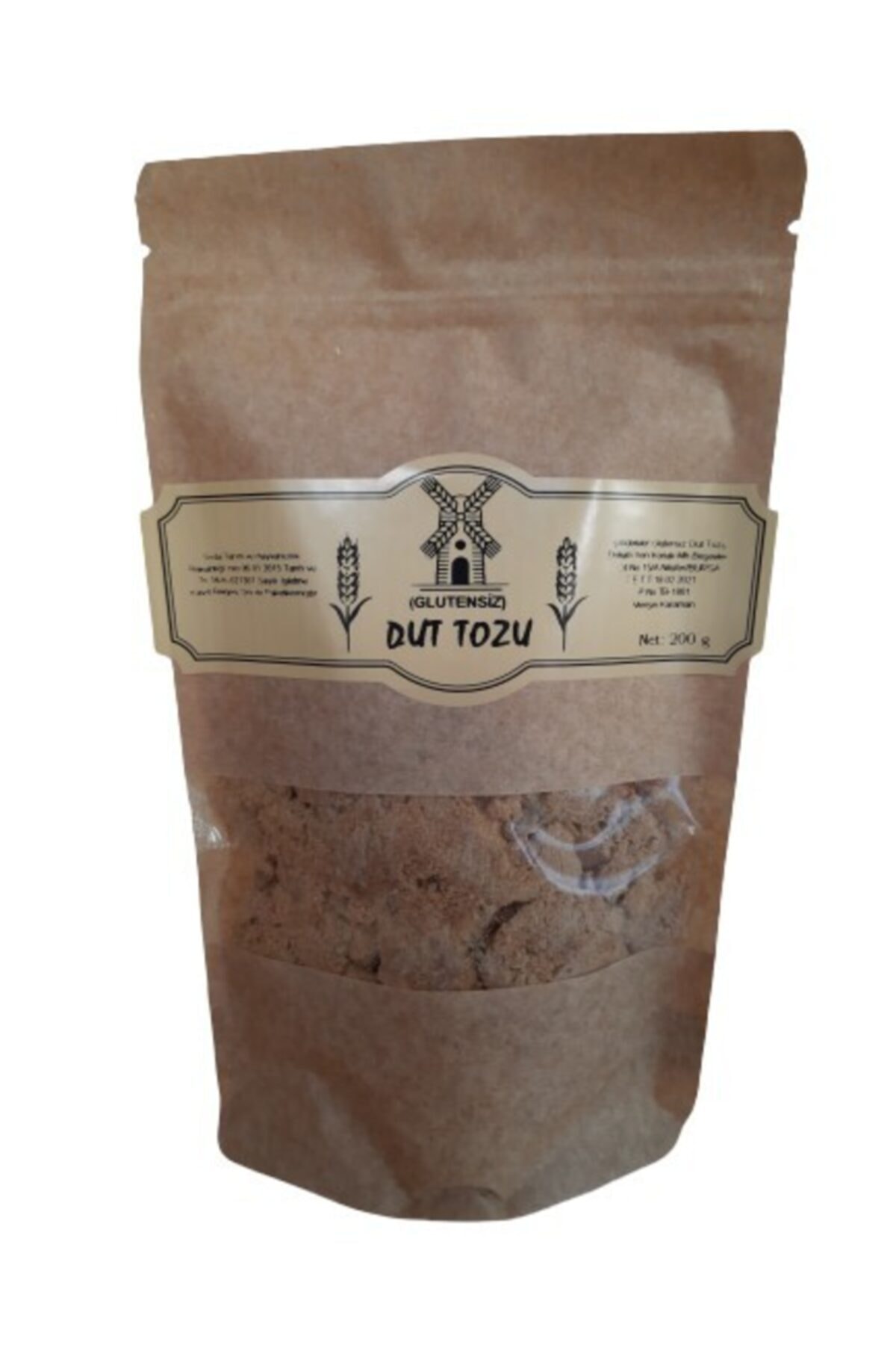 Taze ve Organik Glütensiz Dut Tozu 200 Gr