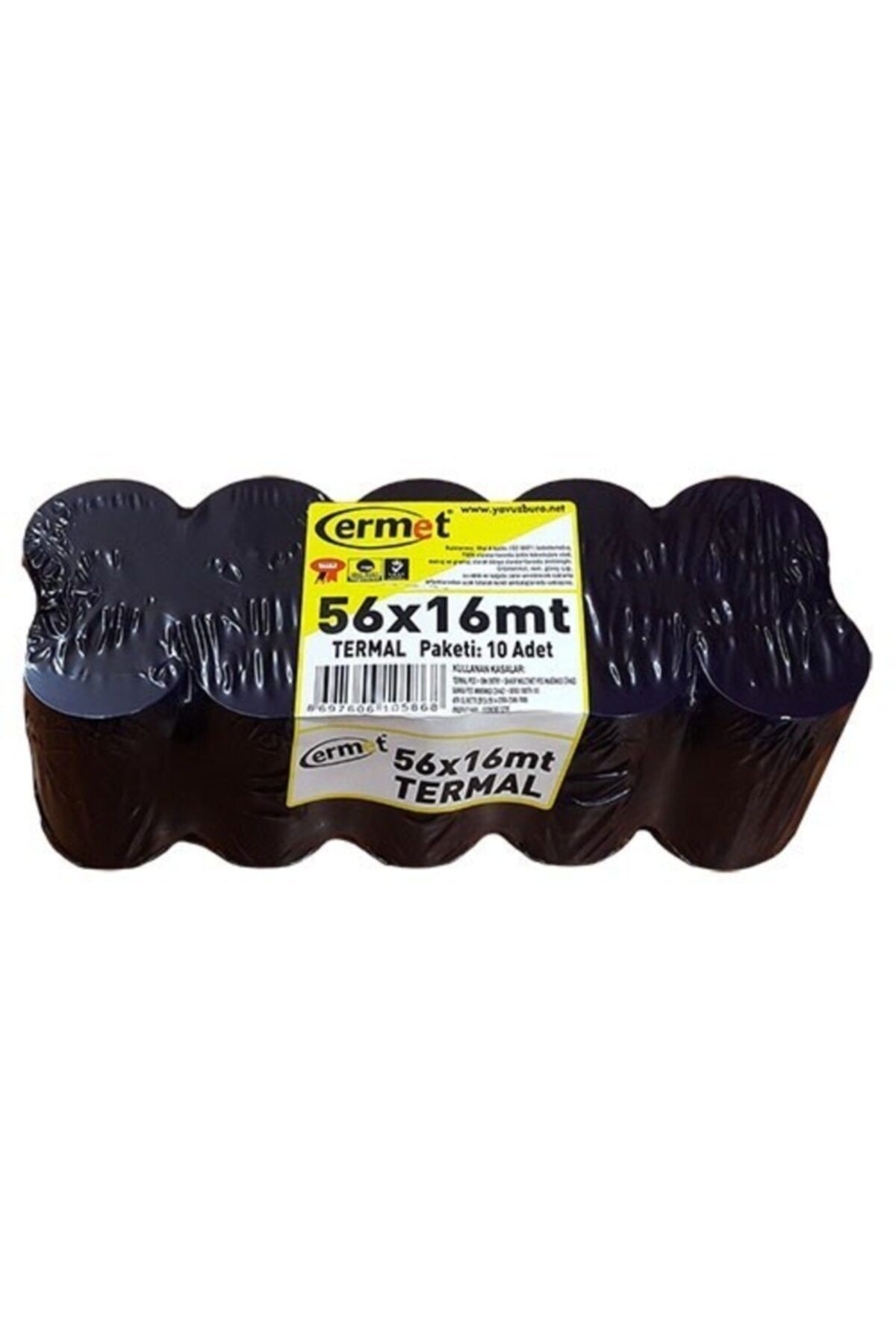 RuloMerkezi Termal Rulo 56 Mm X 16 M 10'lu Paket 44 Gr