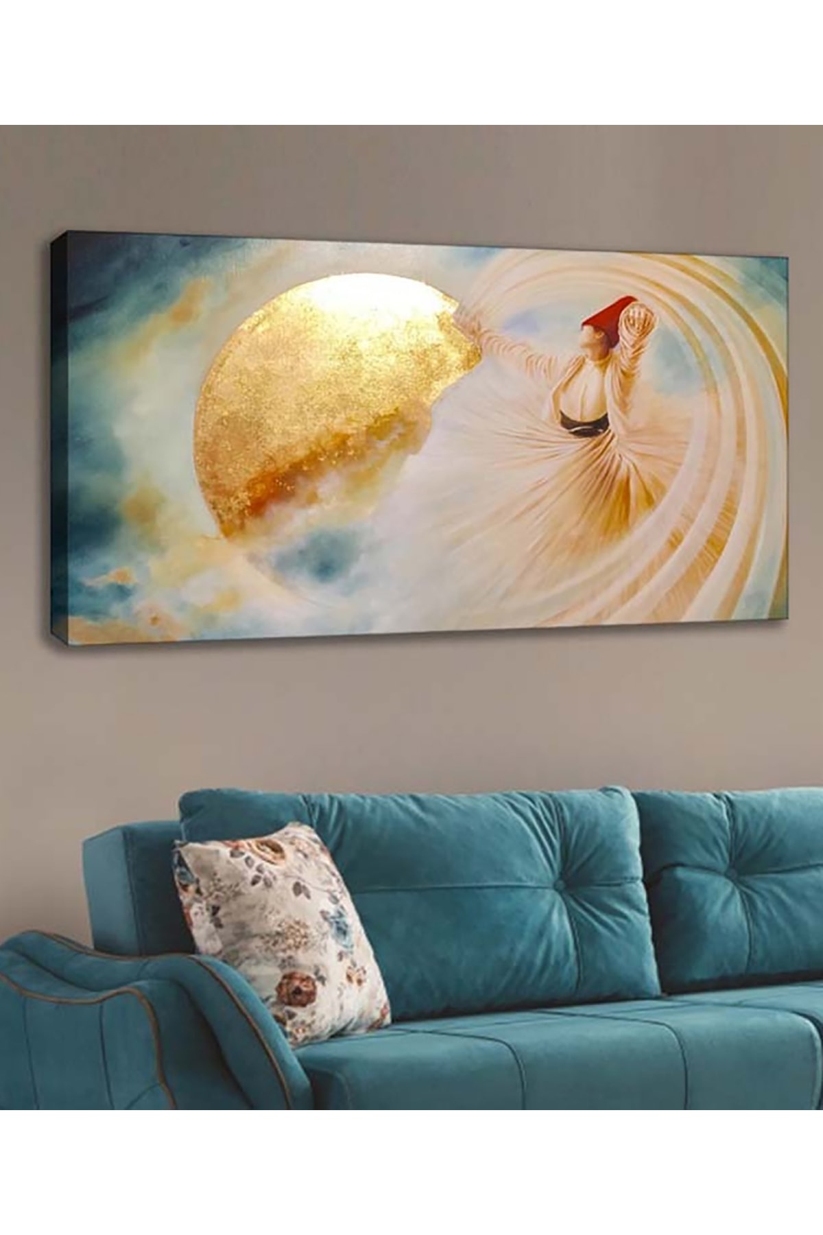Shop365 Semazen Kanvas Tablo 120 X 60 Cm Sc-151