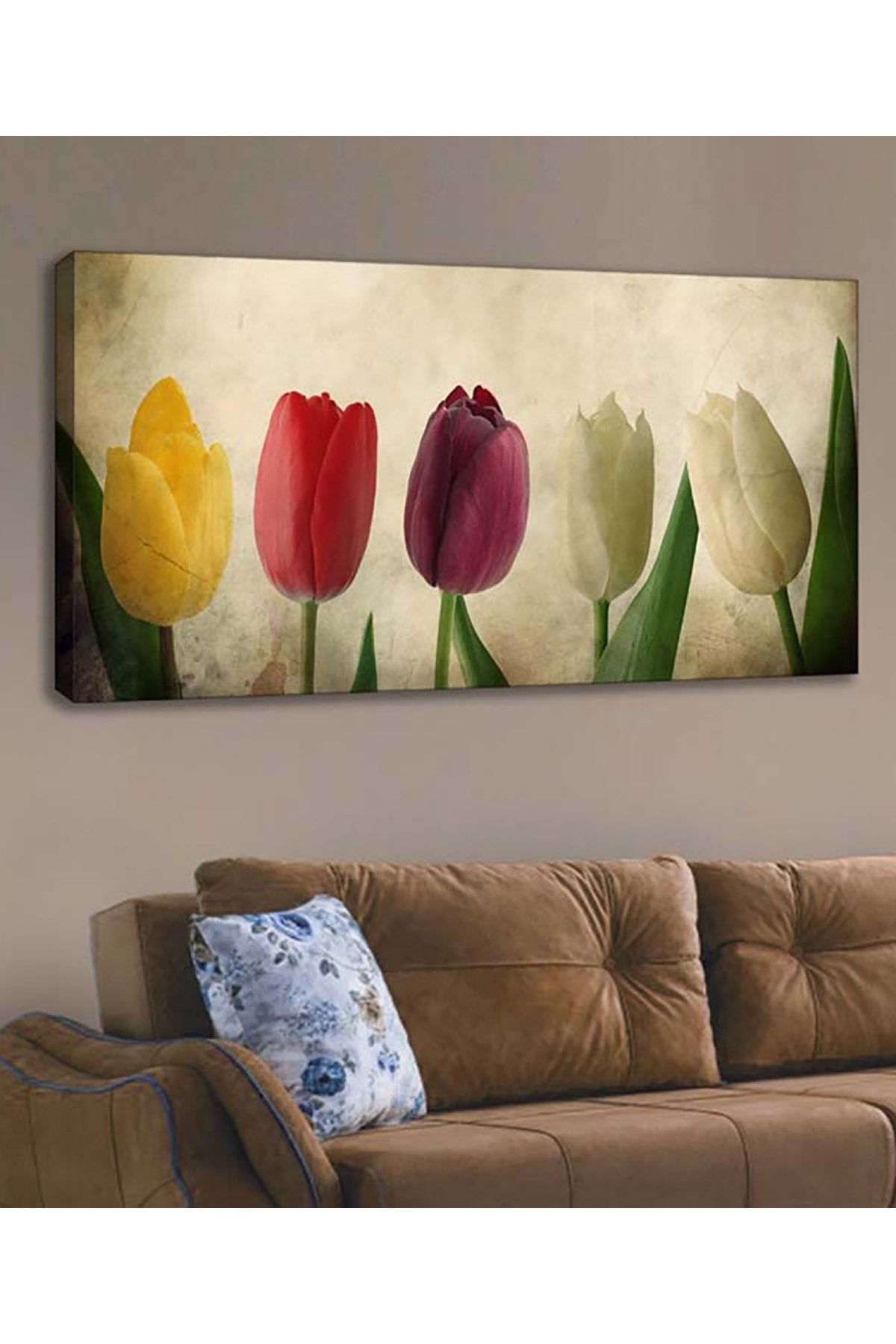 Shop365 Lale Kanvas Tablo 120 X 60 Cm Sc-001