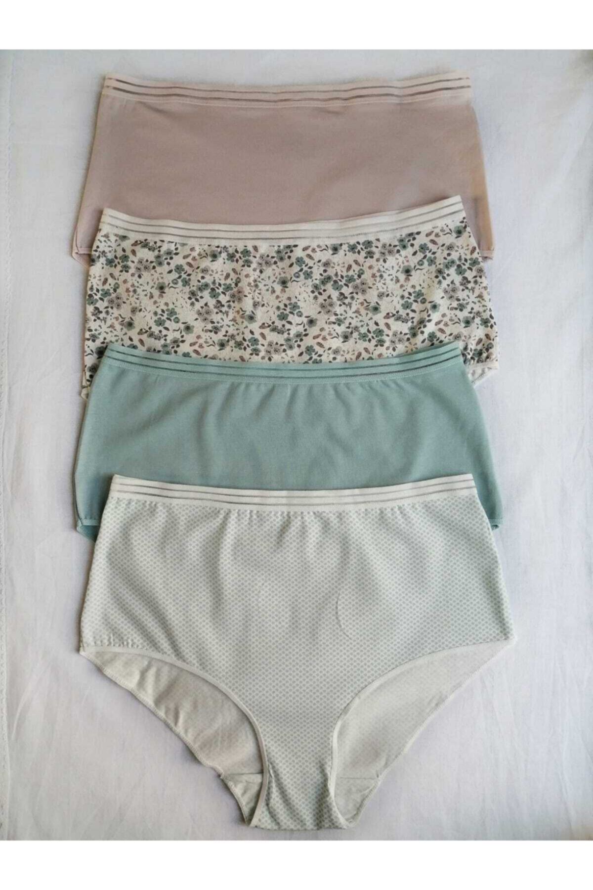 Öztaş Underwear Kadın Renkli 4'Lü Külot