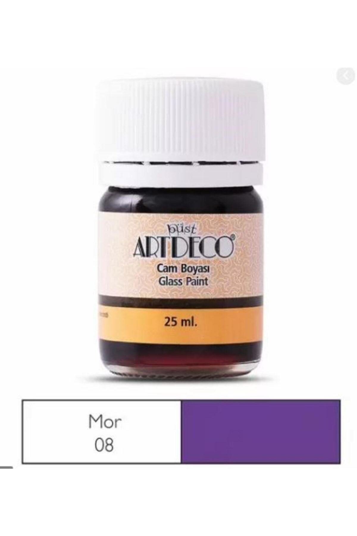 Artdeco Cam Boyası 25 ml Mor 08