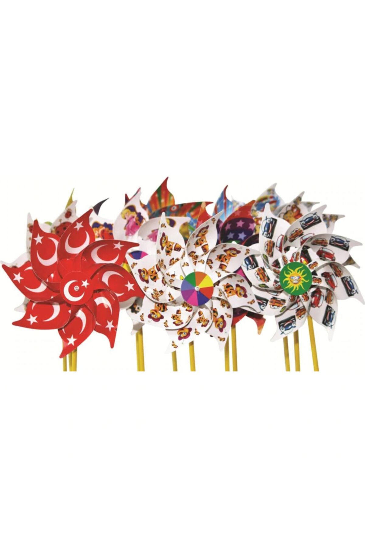 CAN OYUNCAK Rüzgar Gülü 6'lı Karışık Renk Ve Modeller