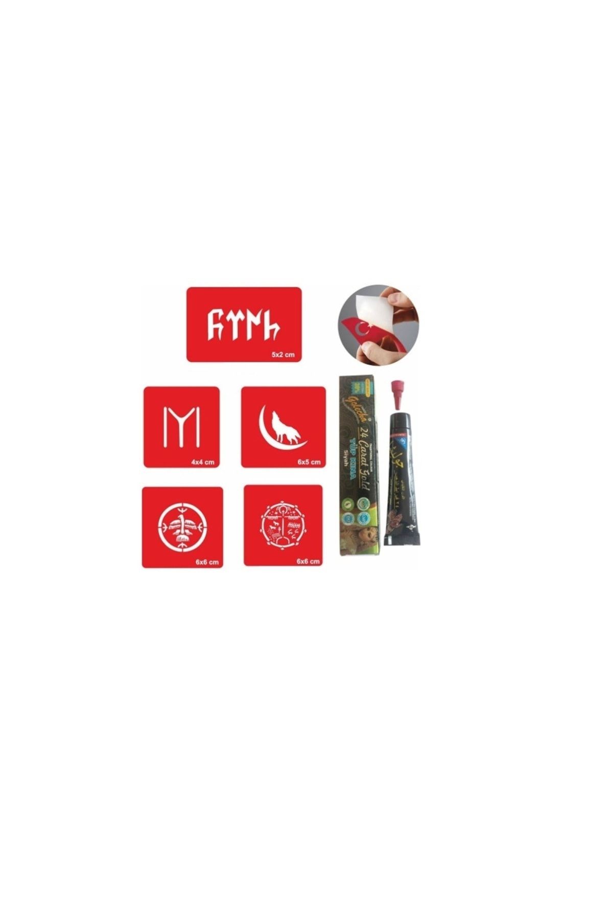 alsepeteavm Doğal Göktürkçe Türklük Desenleri Hint Kınası Ile Geçici Dövme