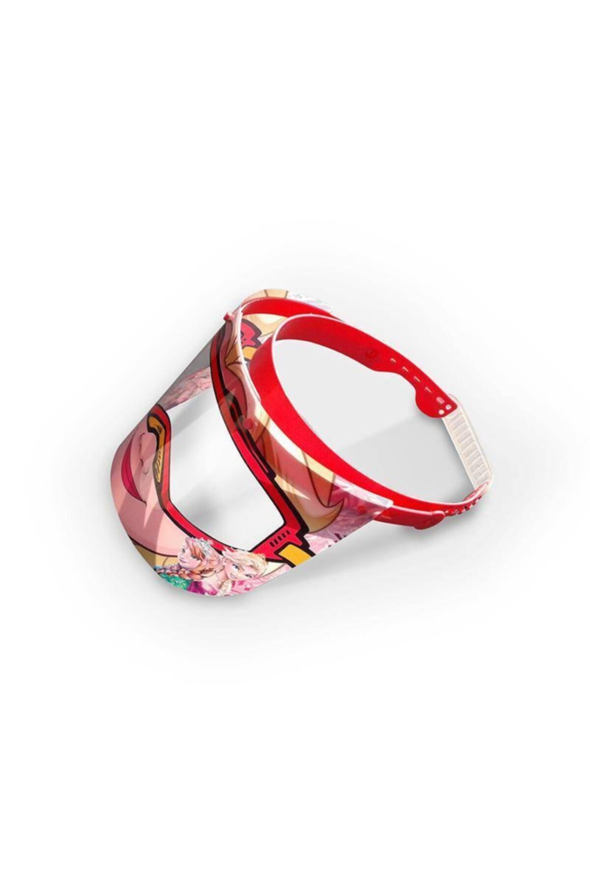 KAZANİ Çocuklar Için Yüz Ve Ağız Koruyucu Siperlik - Sevimli Yüz Desenli