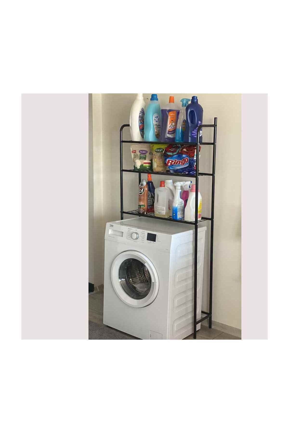 Weblonya Banyo Rafı Çamaşır Makinesi Rafı Çok Amaçlı Raf 3071