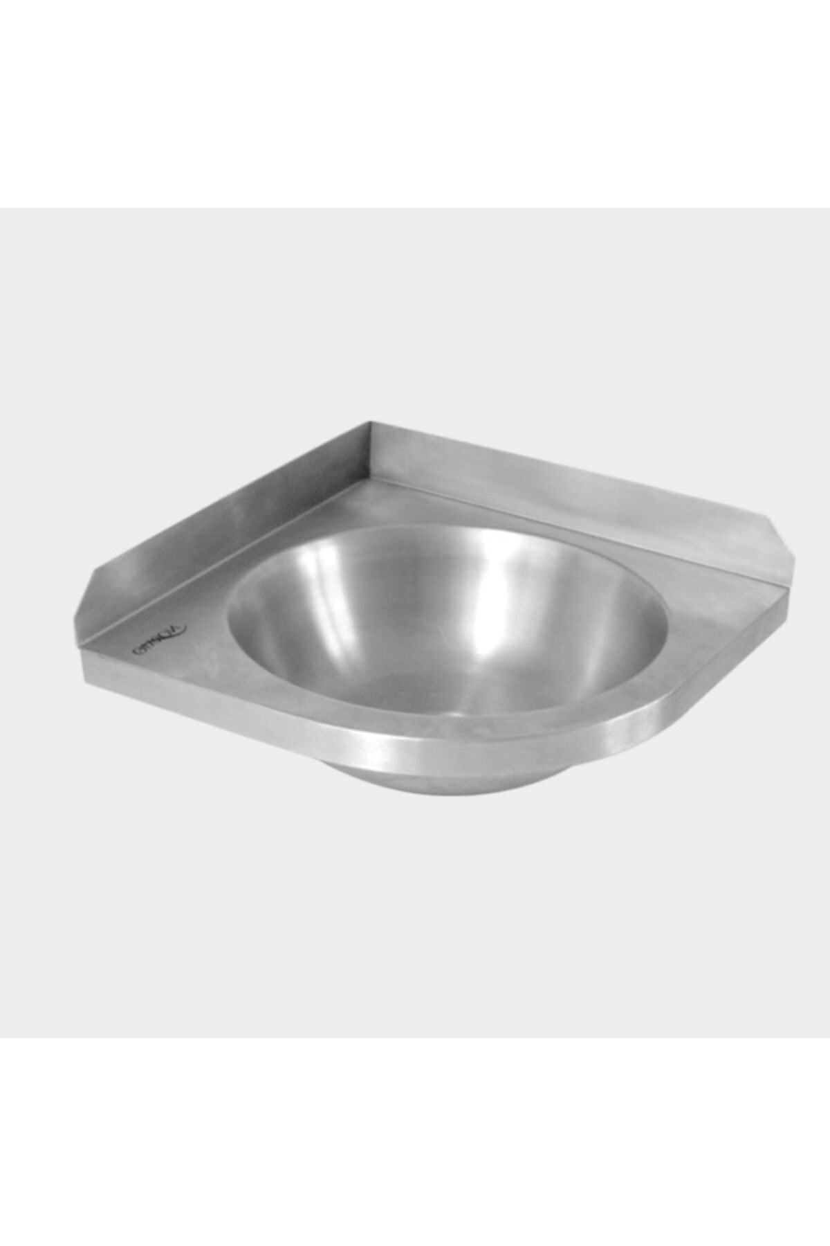 NORMO Paslanmaz Çelik Köşe Lavabo 366*360*155 / 304 Kalite