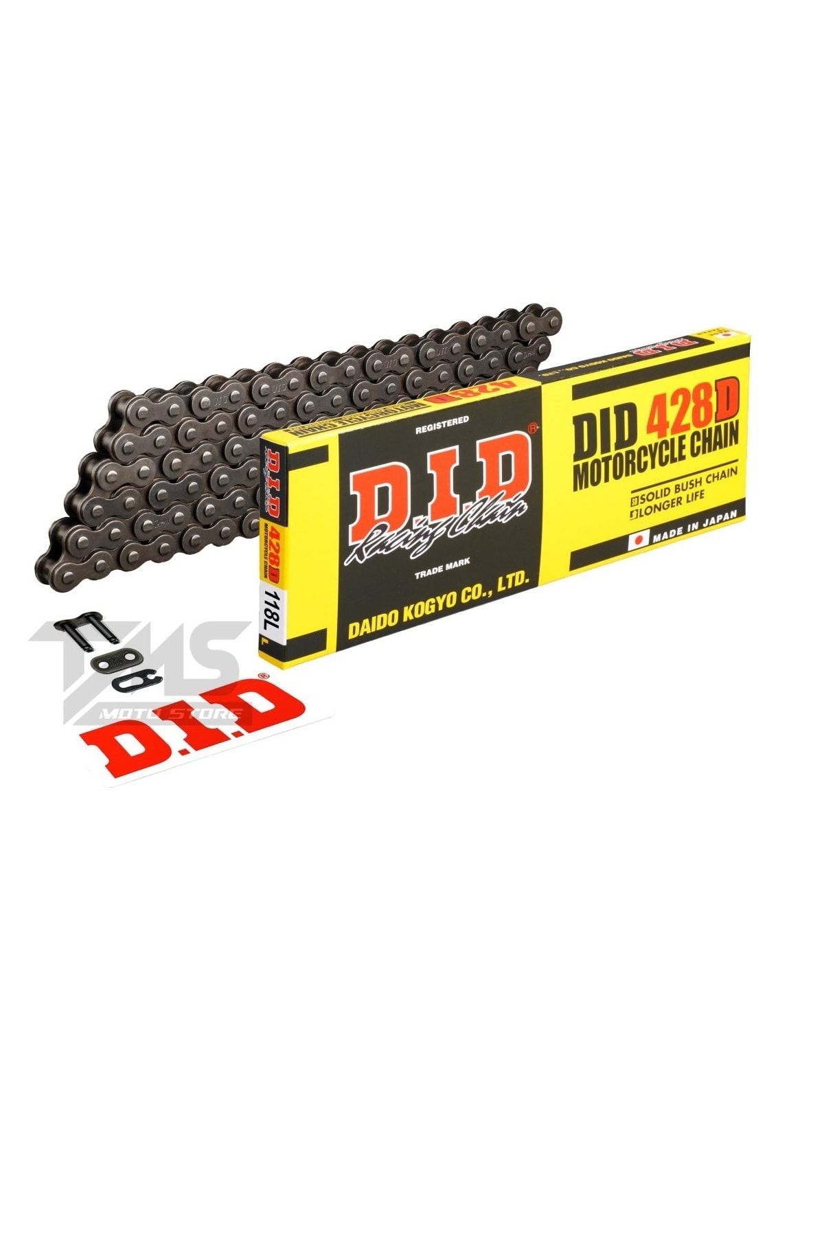 MOTOSPARTAN Dıd 520vx3-112l X-rıngli Çelik Zincir Yzf-r25 Mt-25 Pulsar Cbr250