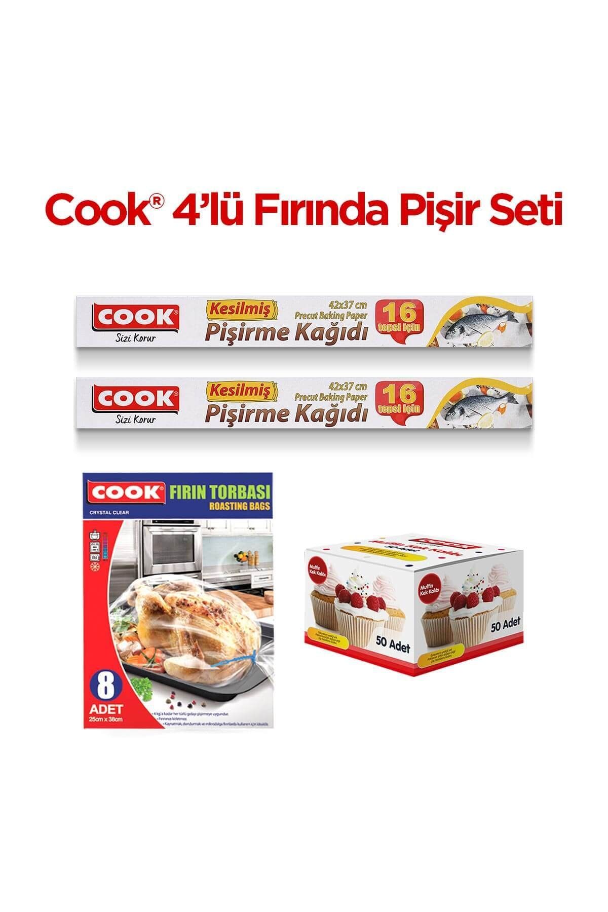 COOK 4'lü Fırında Pişir Seti