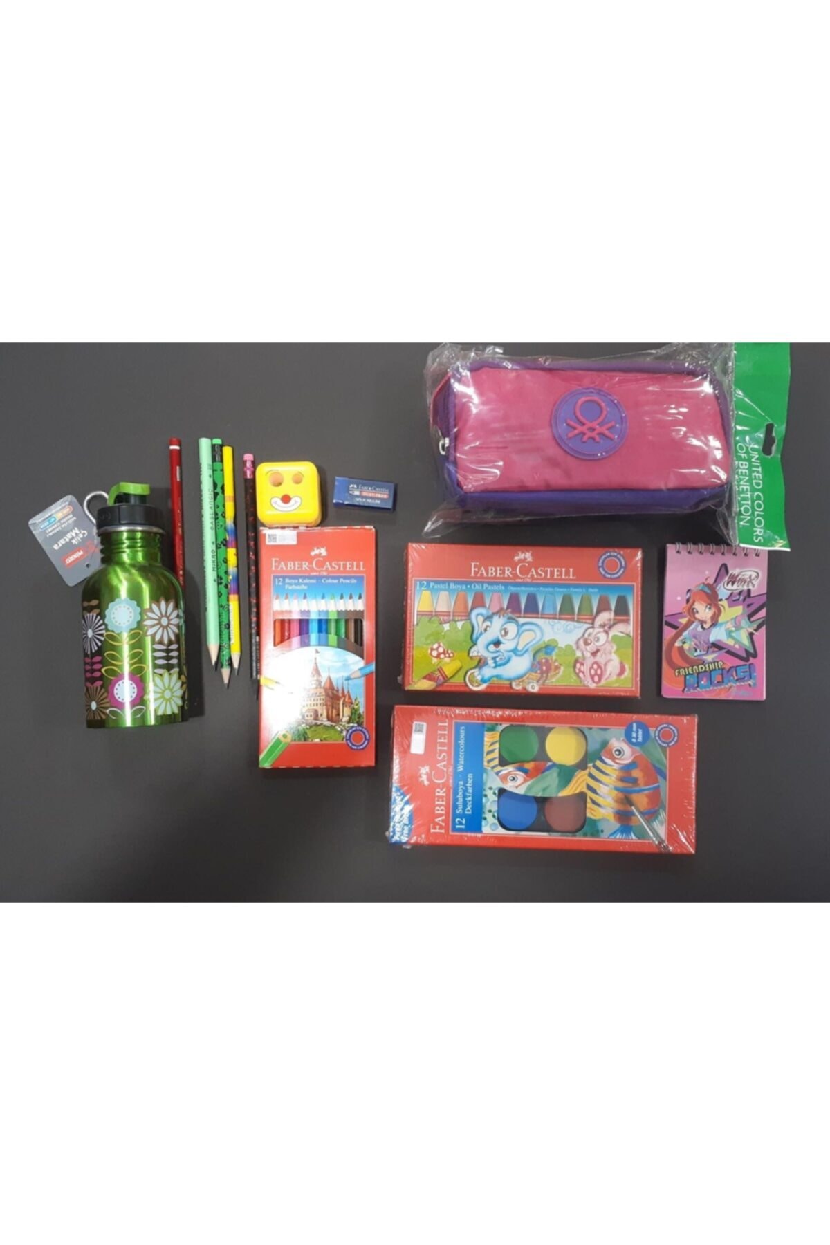 Faber Castell Kuru  Boya  Pastel Boya Sulu Boya Set 12 Li