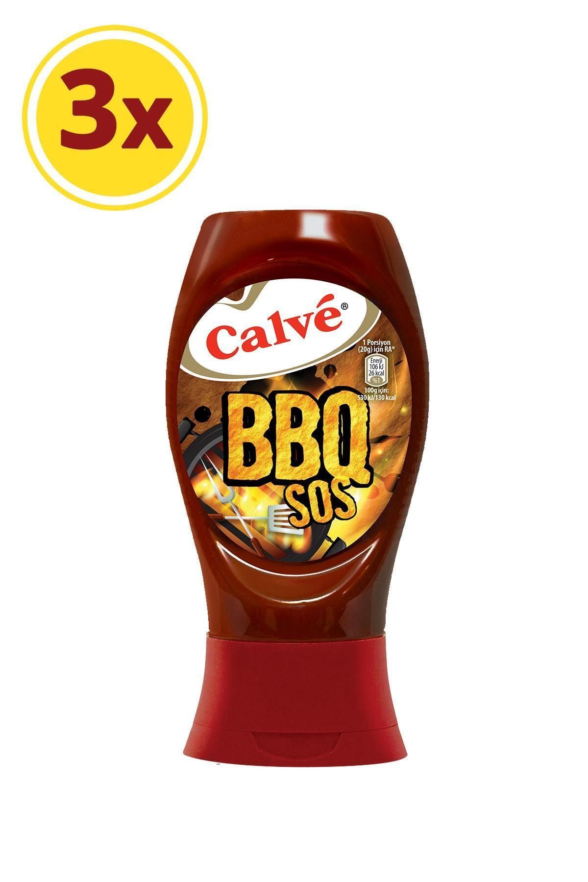Calve Barbekü Sos 290 gr X 3 Adet