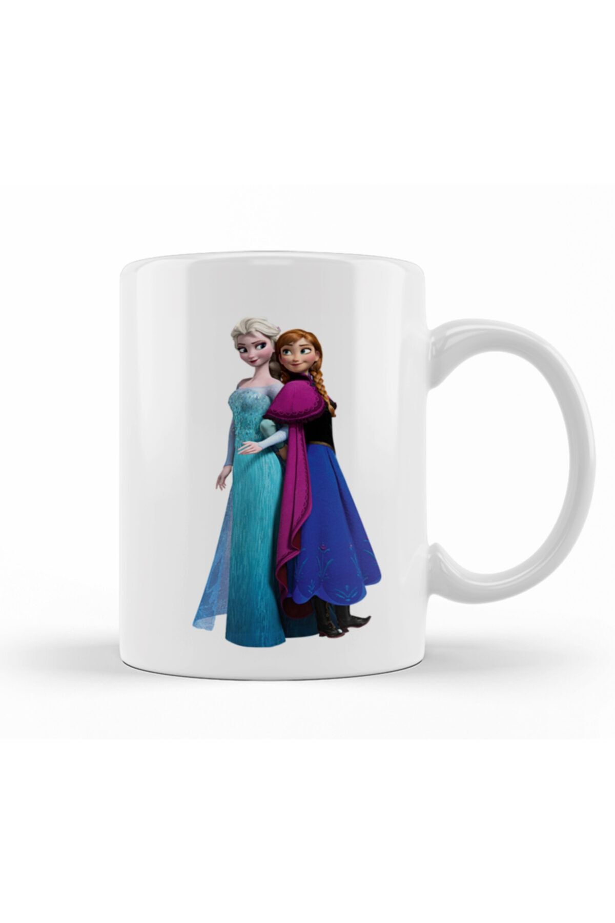 Baskı Dükkanı Elsa Kristoff Rapunzel Anna Frozen Porselen Kupa Bardak