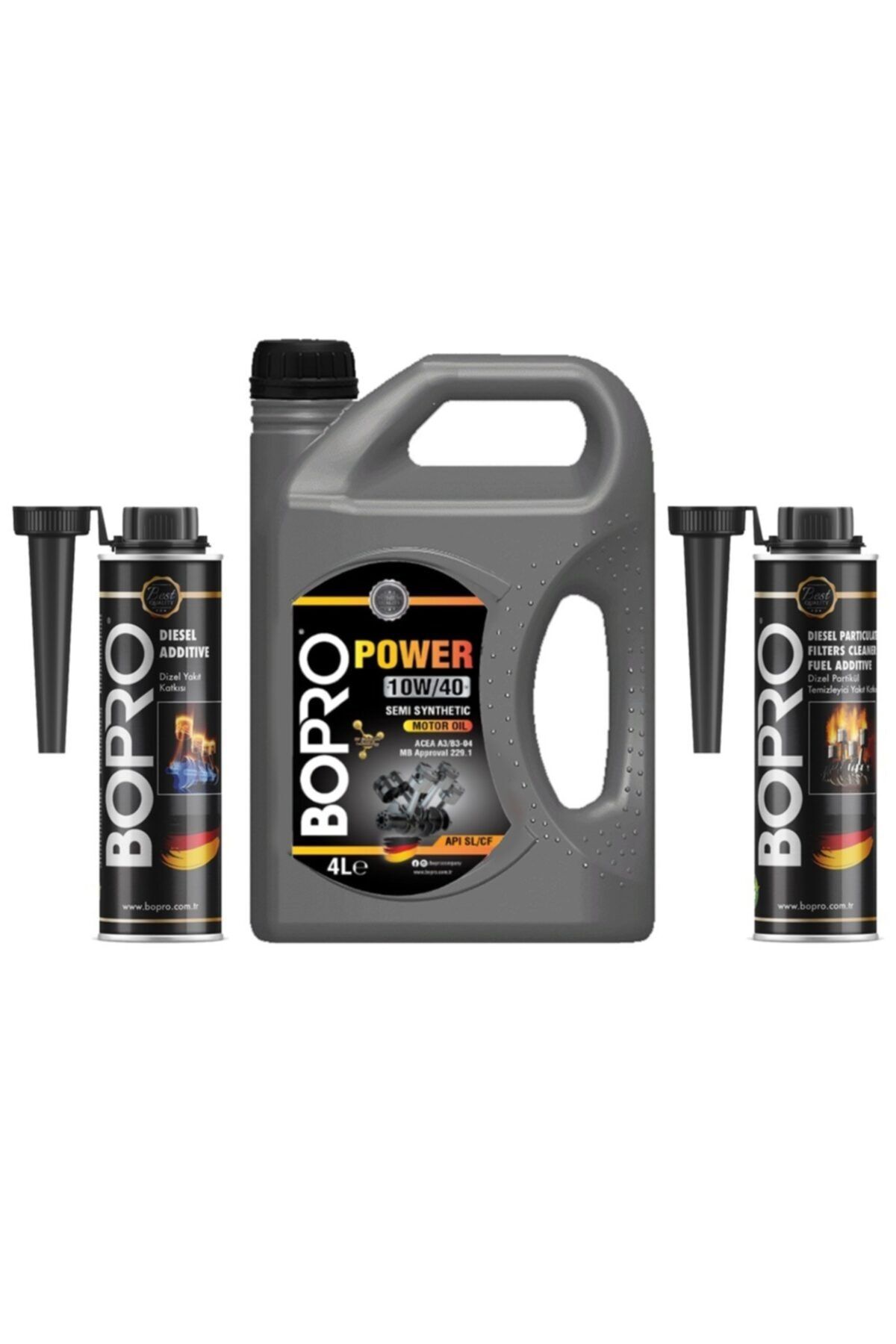 BOPRO 10w/40 Motor Yağı+ Dizel Yakıt Katkısı+ Partikül Temizleyici